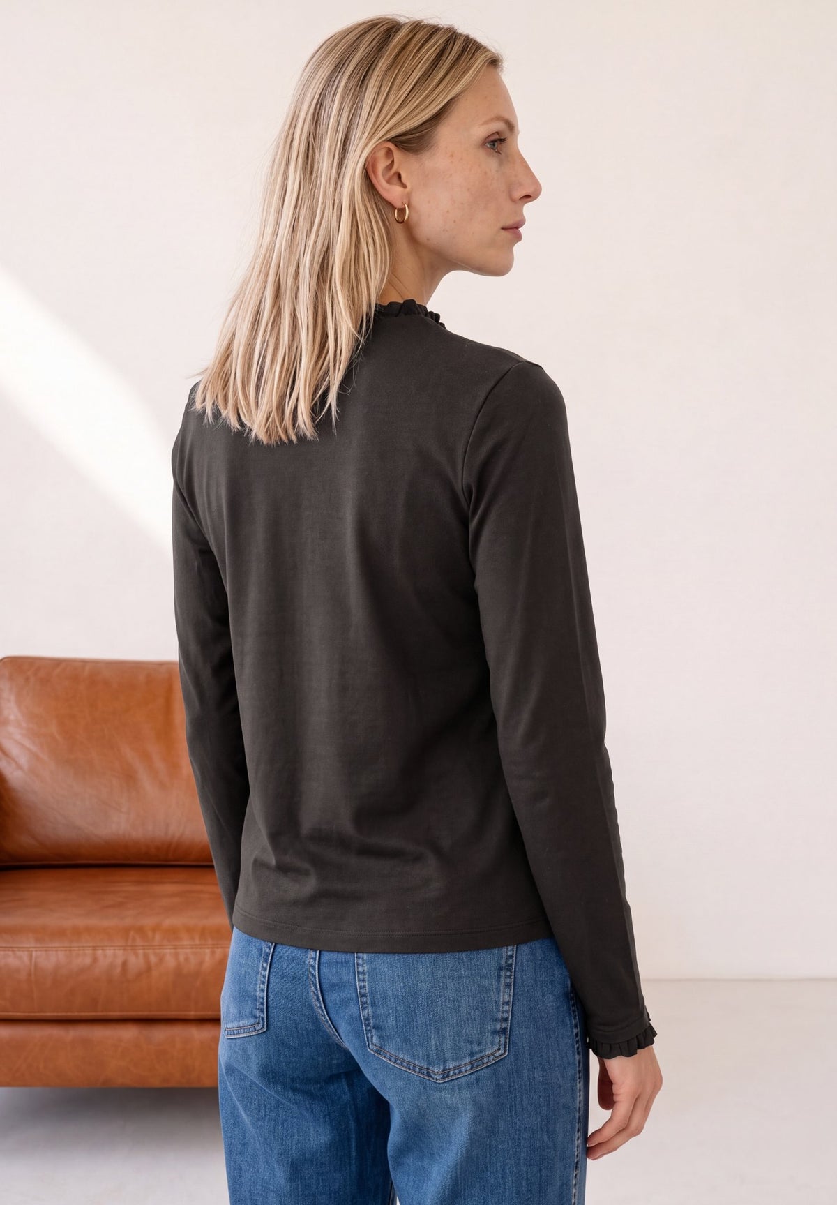 Street One Damen T-Shirts  Black Cof