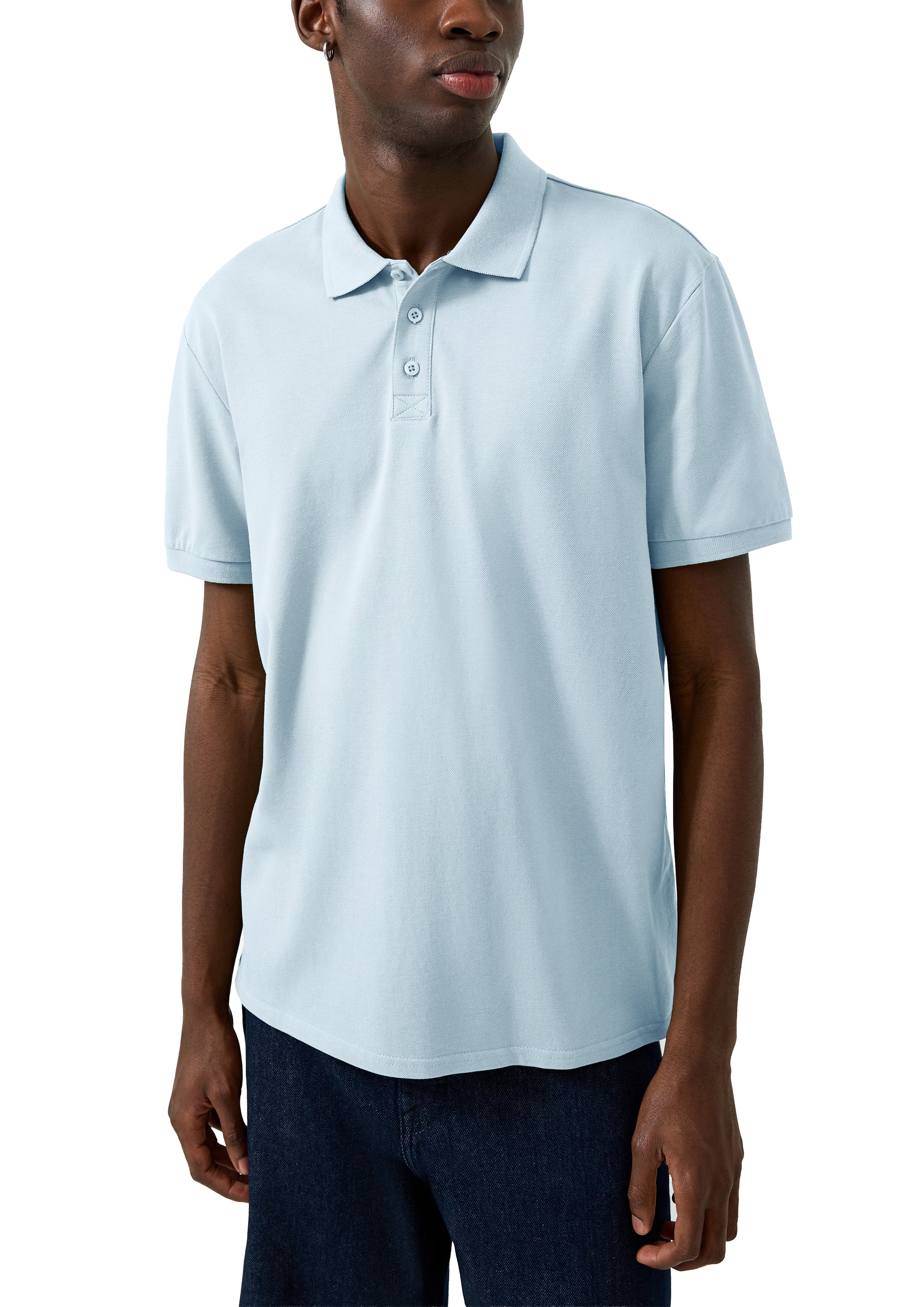QS by S.Oliver Herren Polo-Shirts Blue