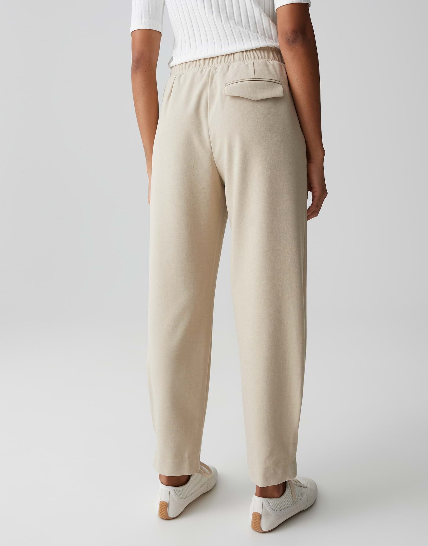 Opus Damen Hosen Soft Oat