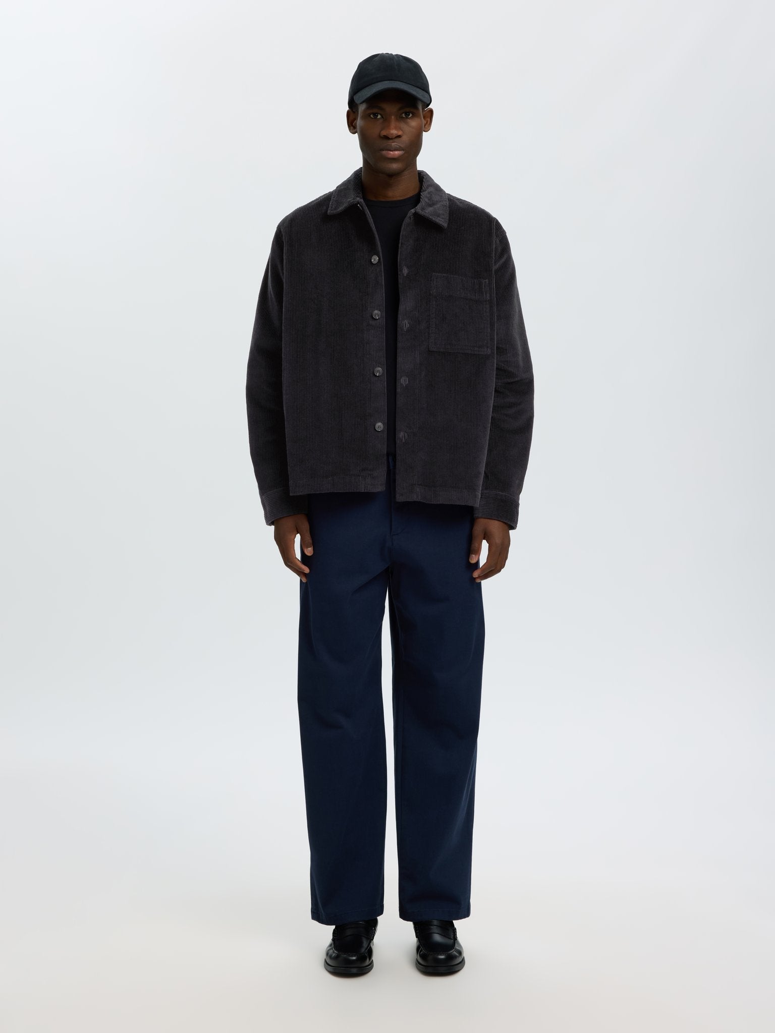 Selected homme Herren Hemden  Black