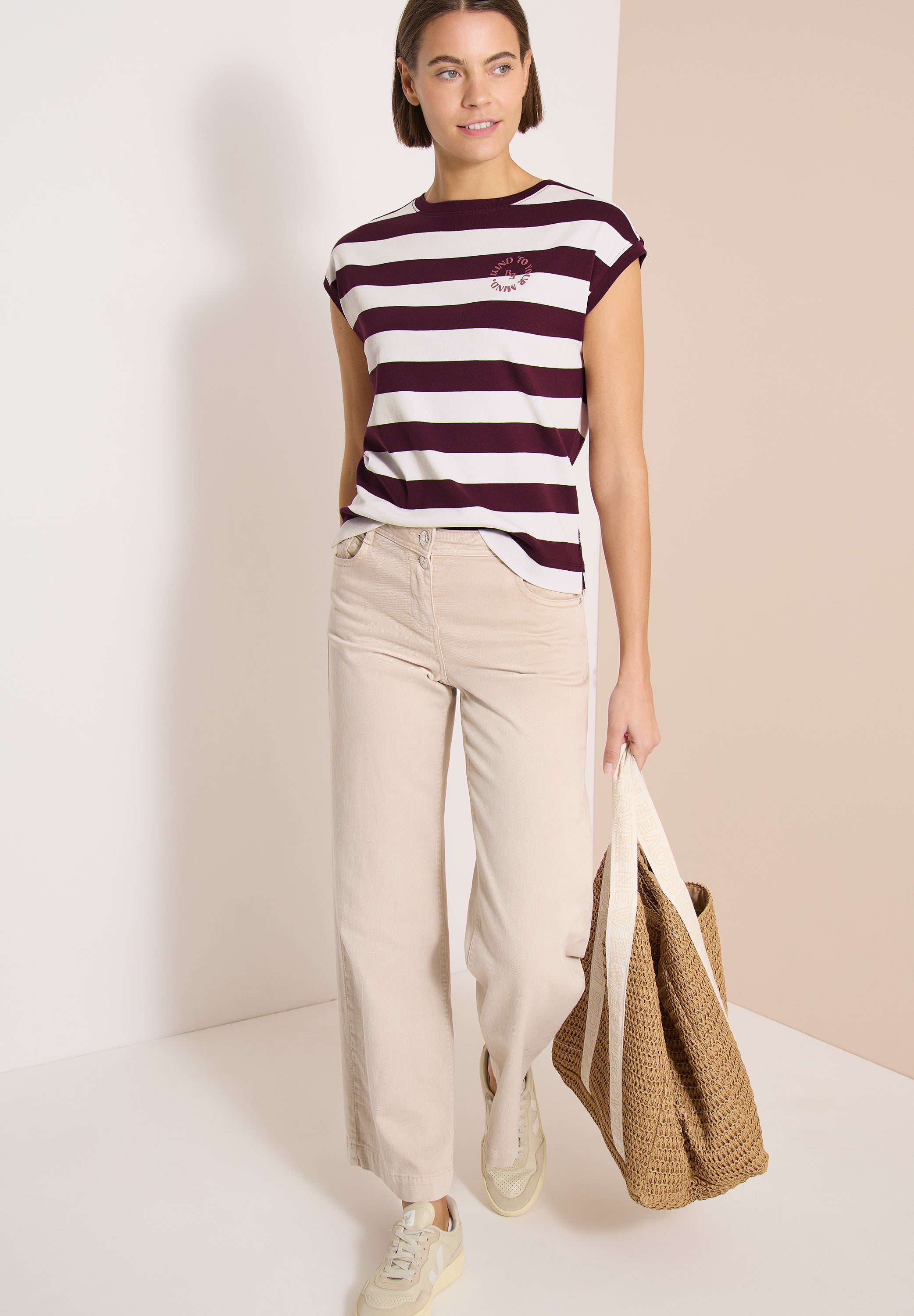 Cecil Damen T-Shirts  Sweet Gra