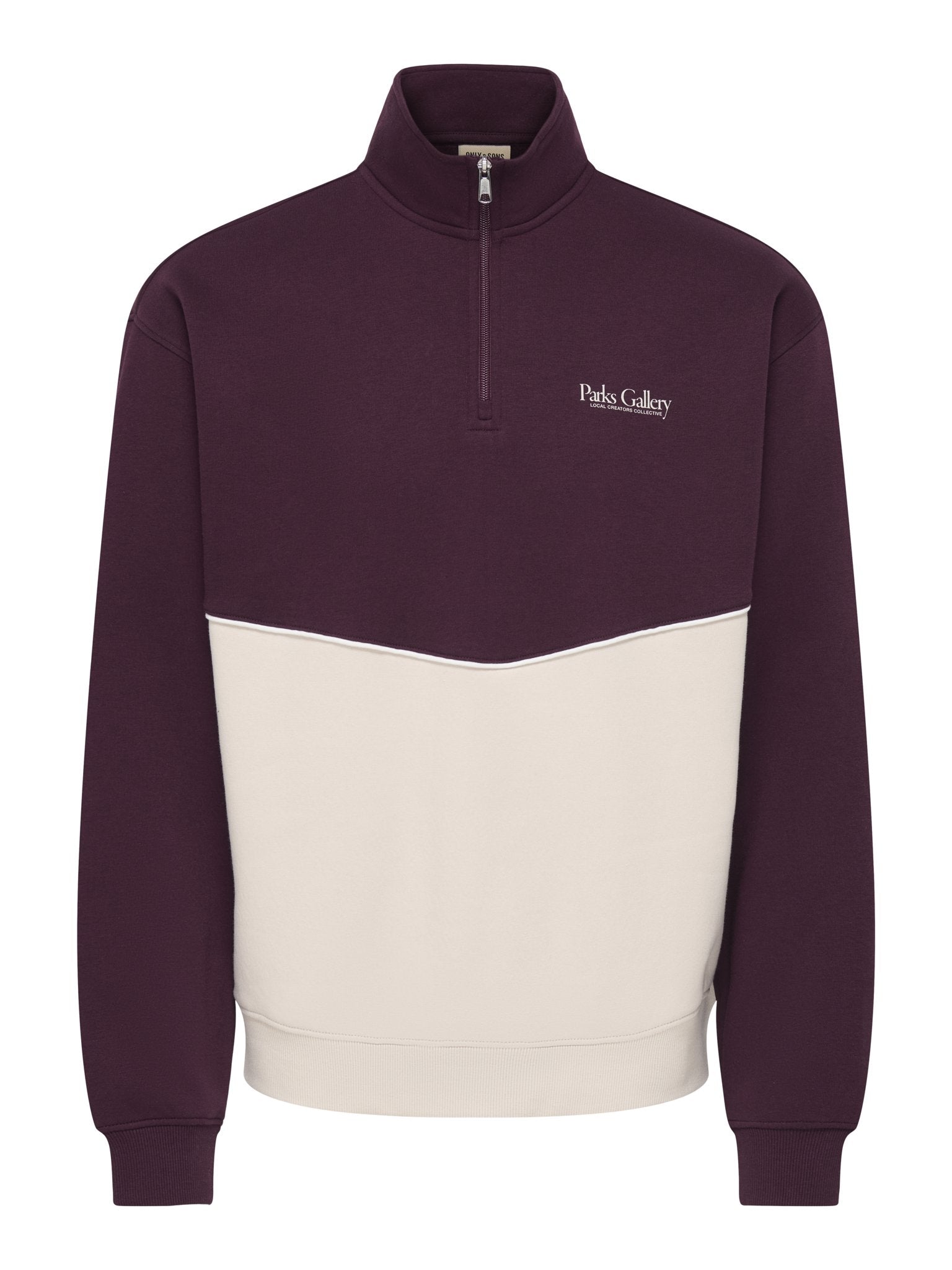 Only & Sons Herren Sweatshirts Moonbeam/Port R