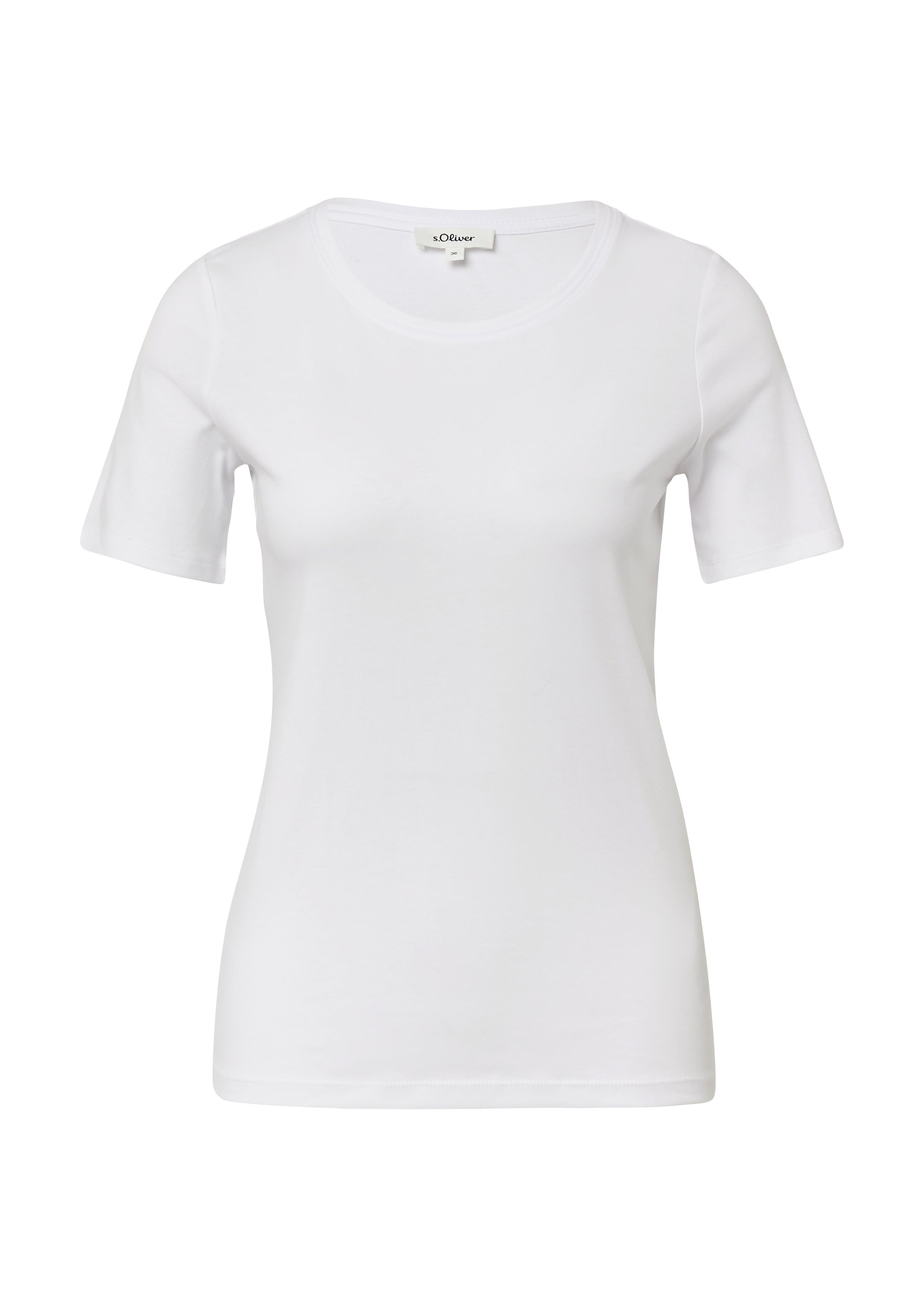 S. Oliver red Damen T-Shirts White