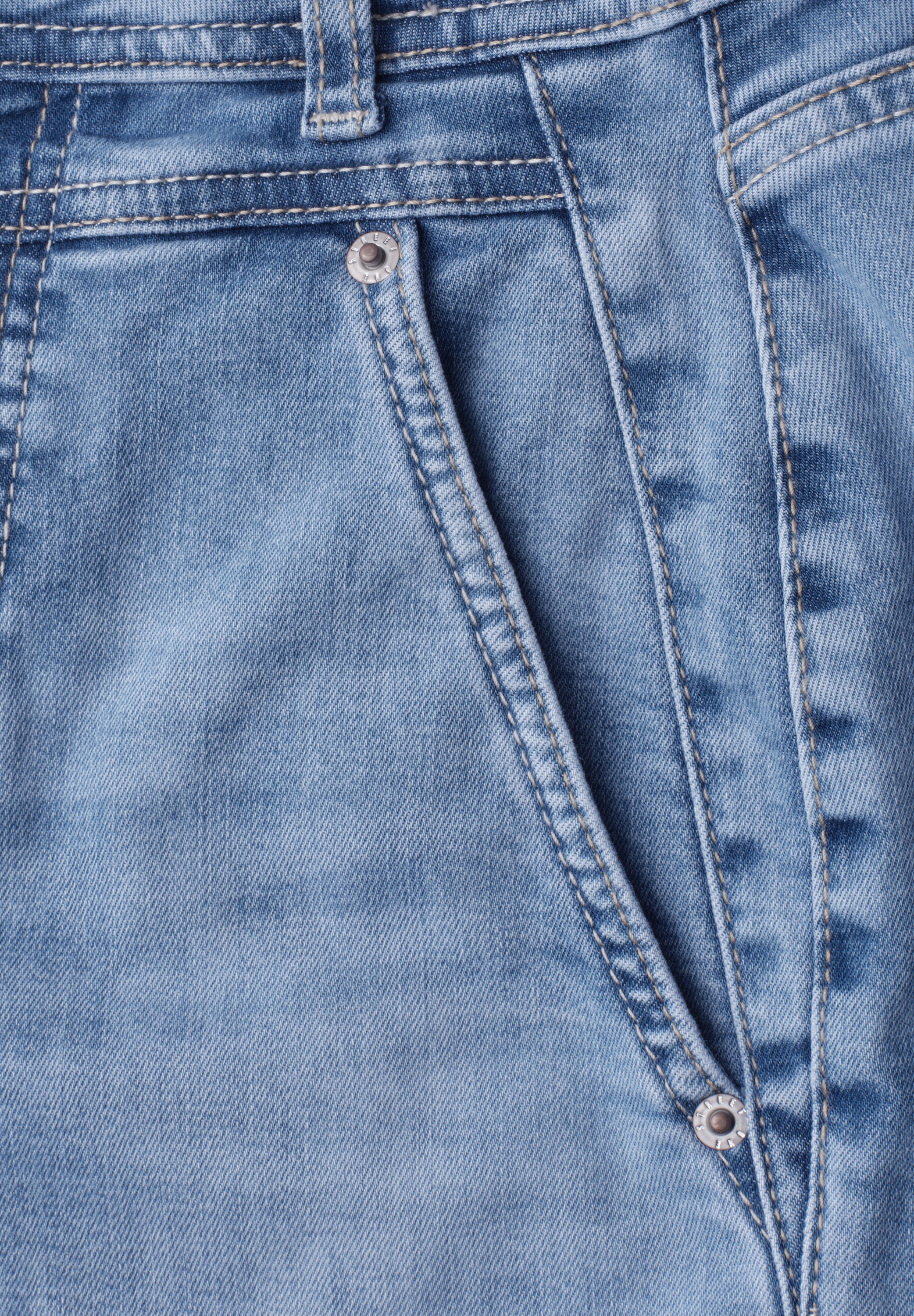 Street One Damen Hosen  Light Blu