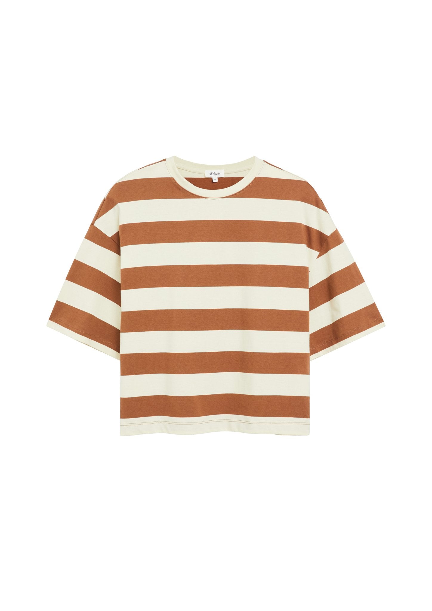 S. Oliver red Damen T-Shirts Brown