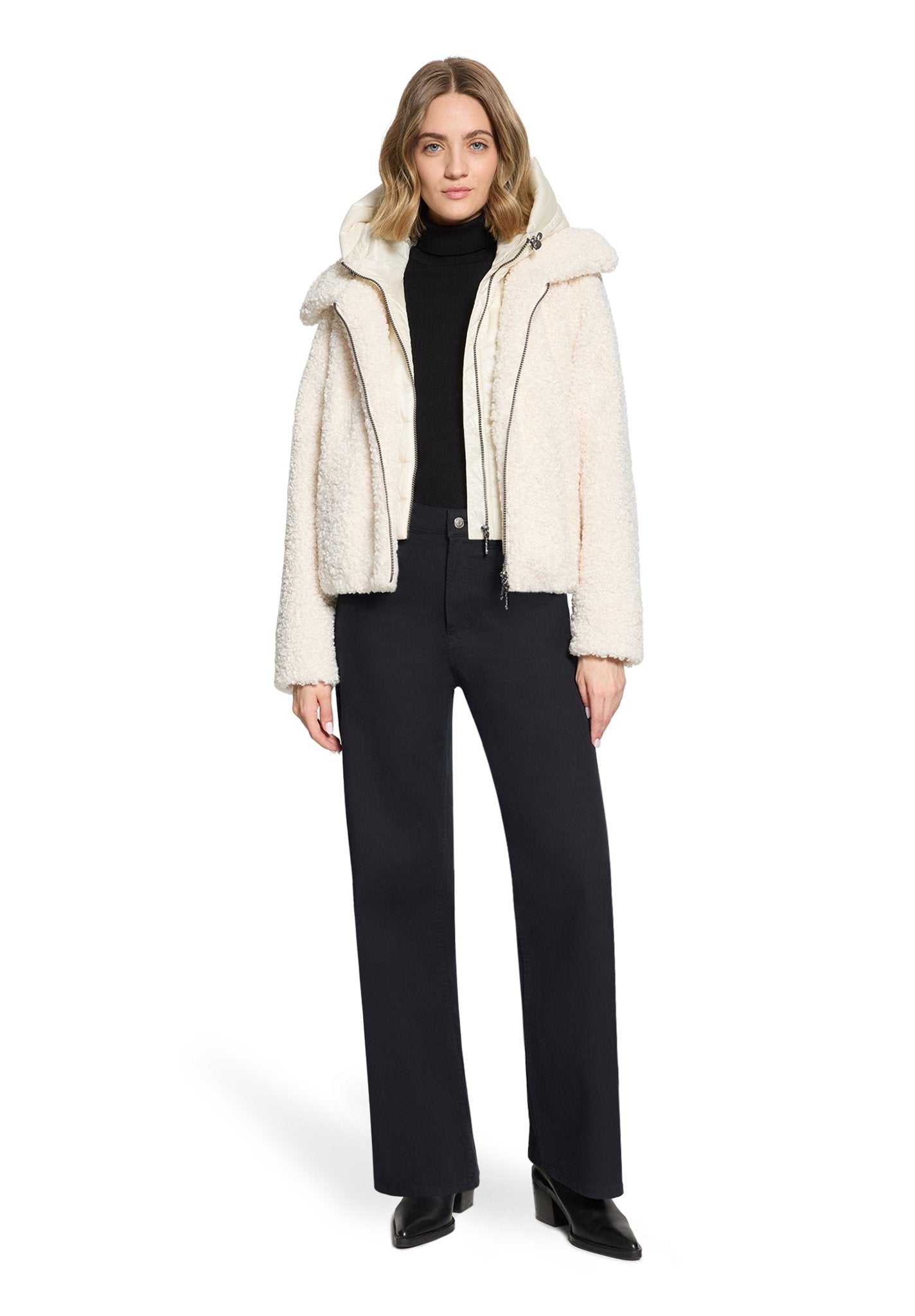 Amber & June Damen Jacken Pearl Crea