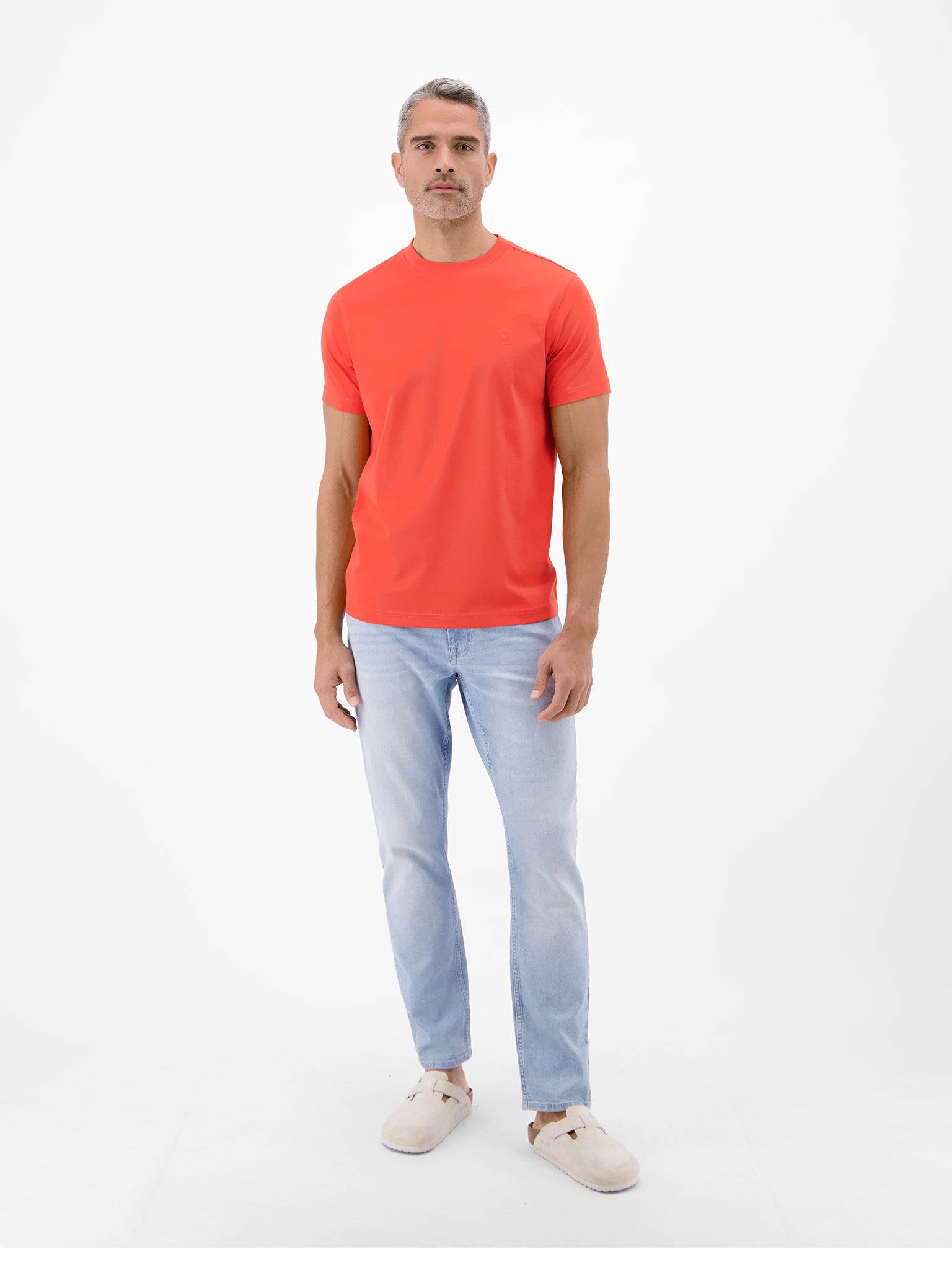 Lerros Herren T-Shirts kurz Vivid Red
