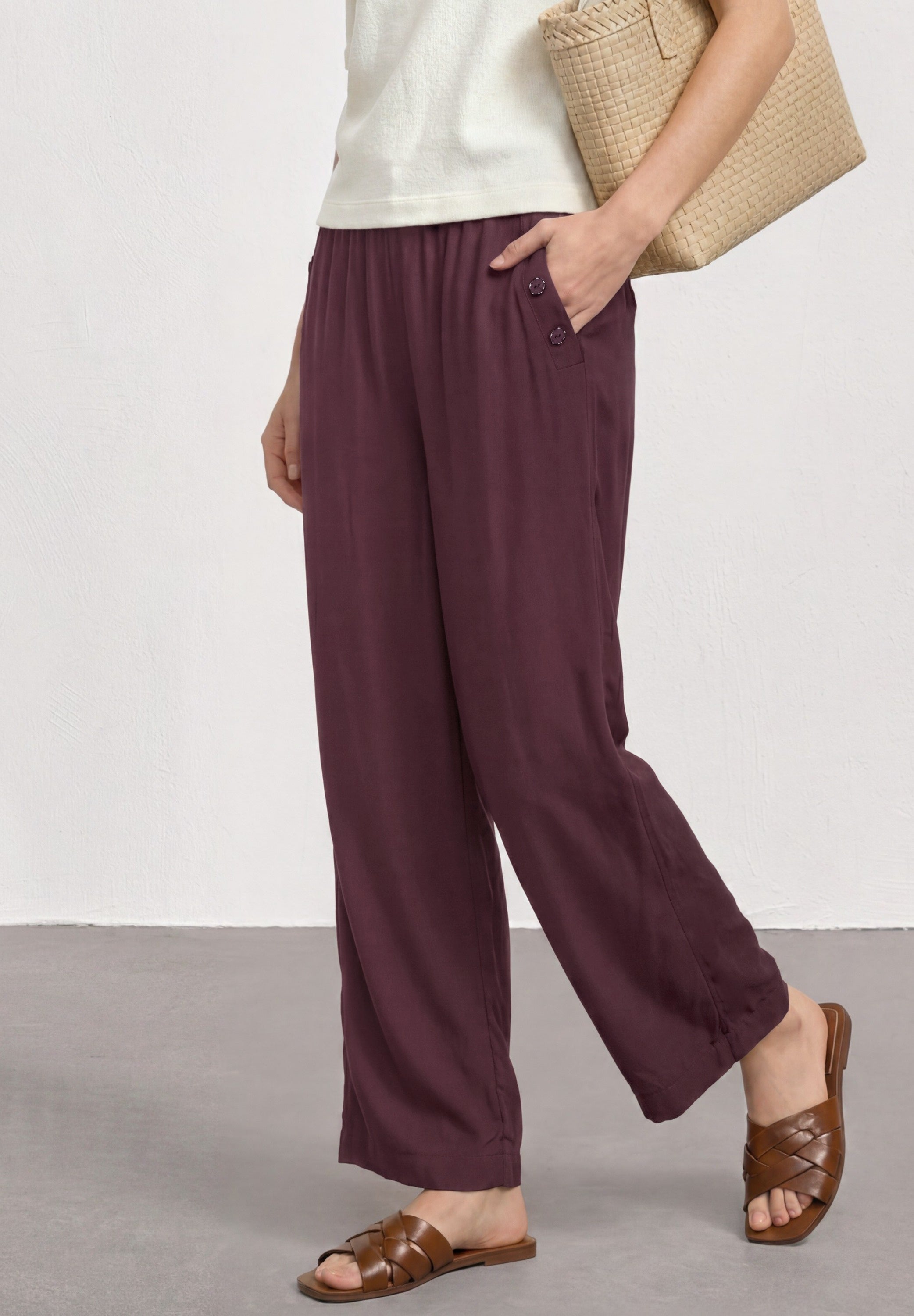 Street One Damen Hosen Rustic Ro