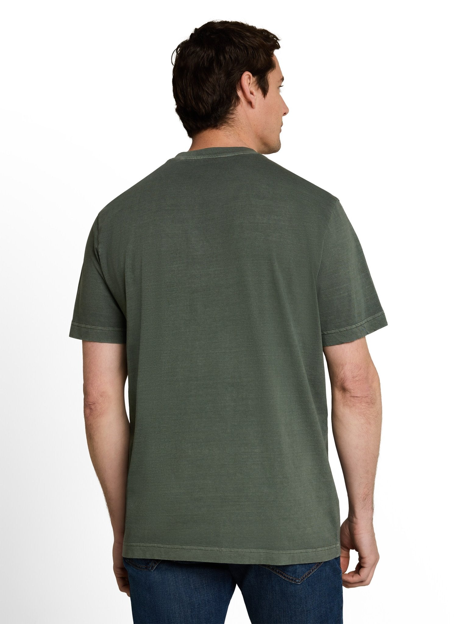 Tom Tailor Herren T-Shirts kurz Deep Leaf Green