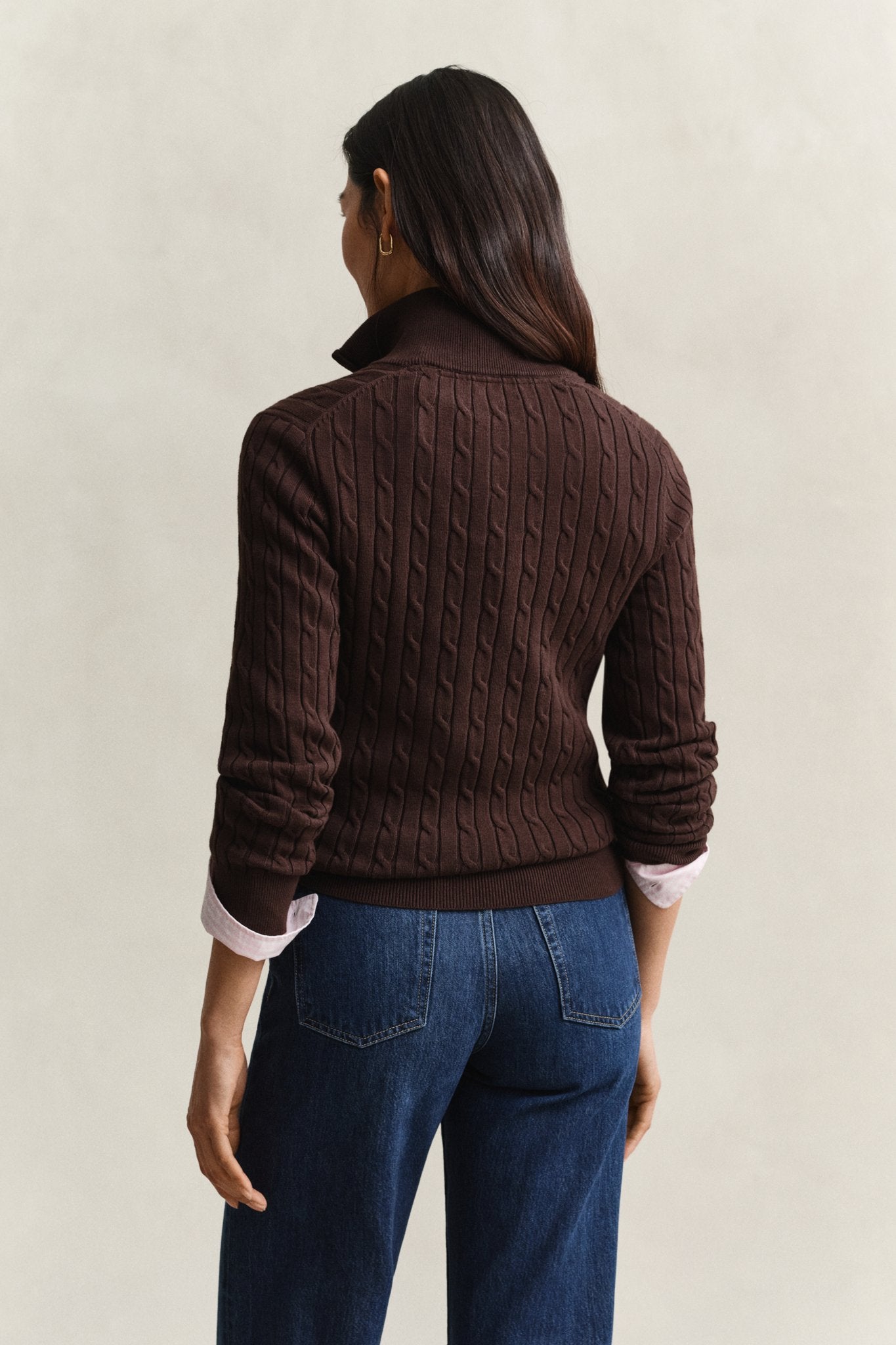 Gant Damen Sweatshirts Deep Brown