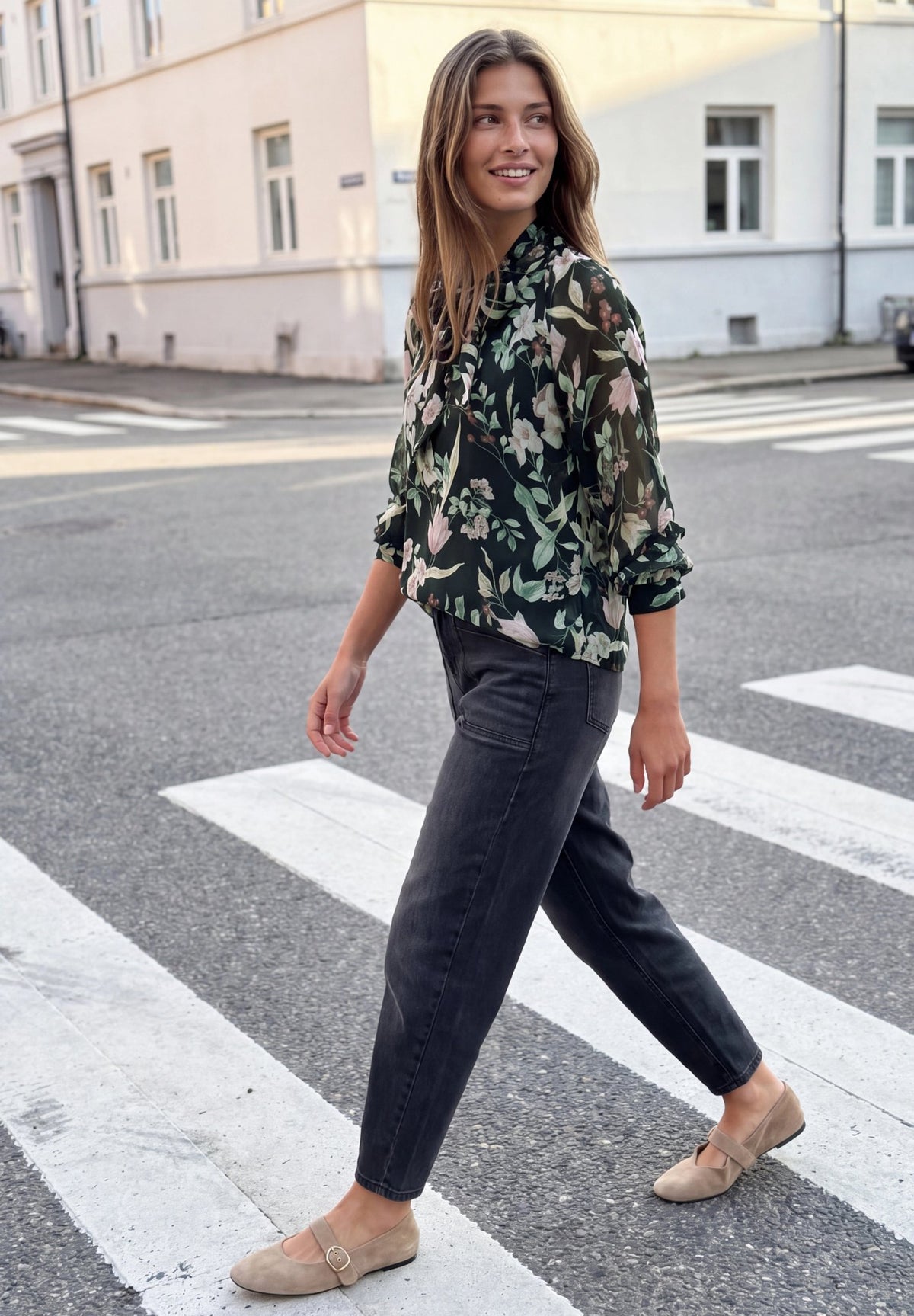 Street One Studio Damen Blusen  Inked Gre