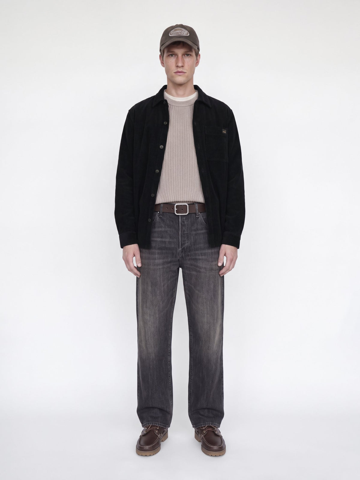 Jack & Jones Herren Hemden lang Black
