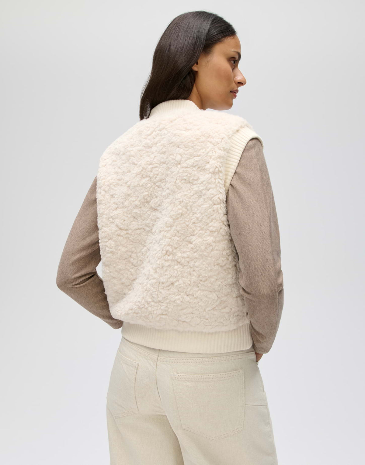 Opus Damen Sweatshirts Soft Cream