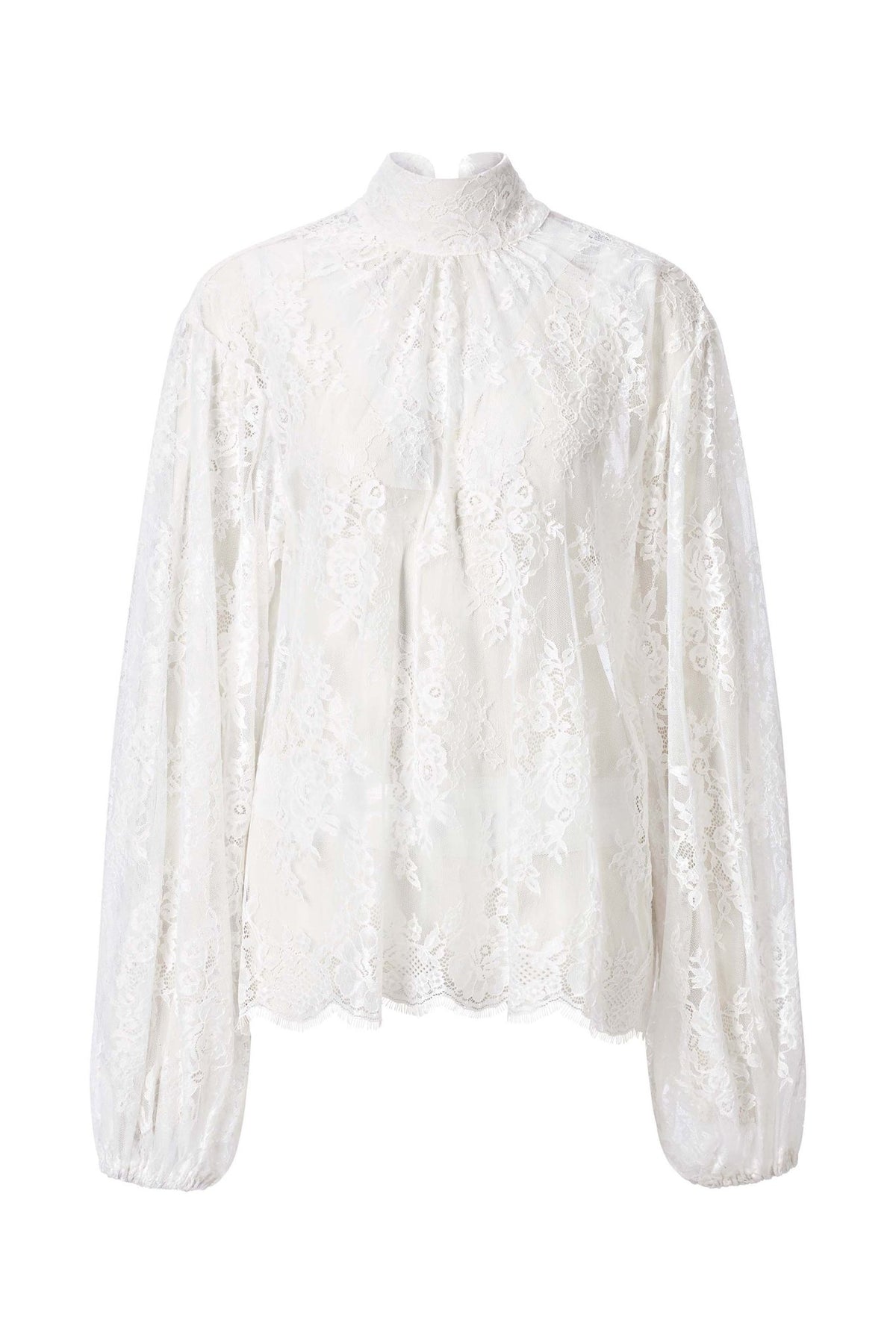 Rich & Royal Damen Blusen Pearl White