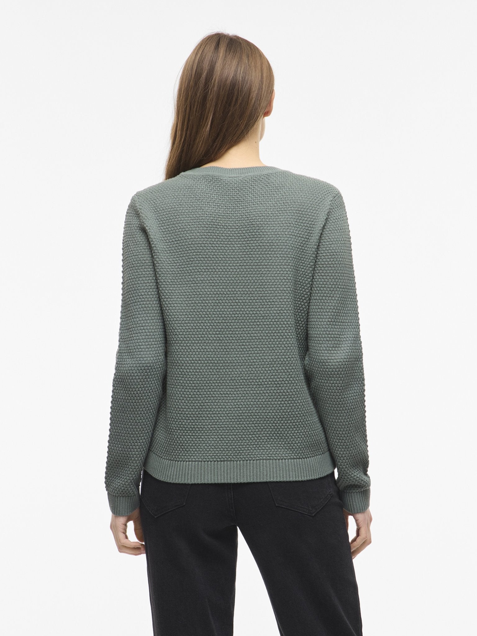 Vila Damen Pullover Balsam Green