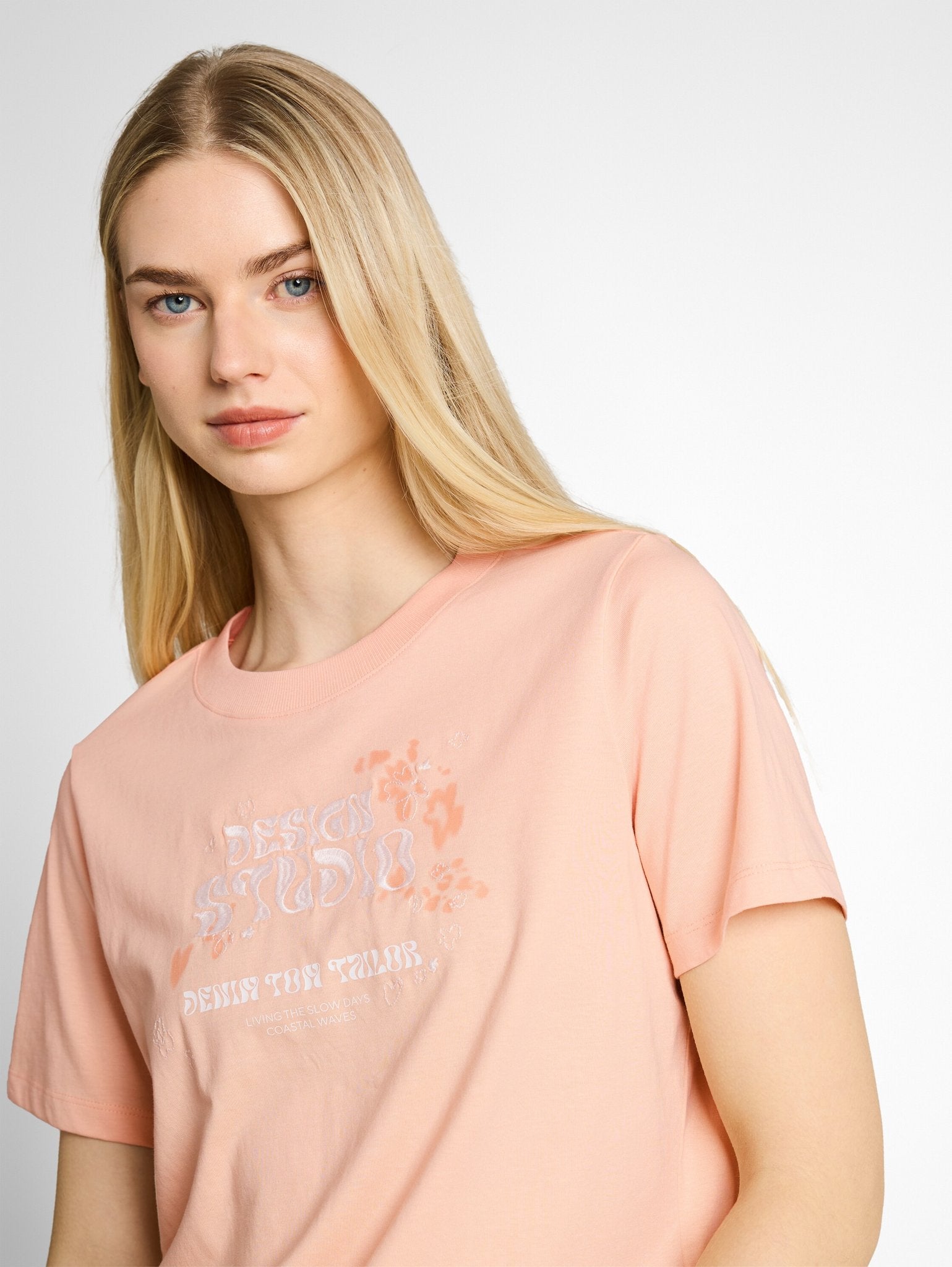 Tom Tailor denim Damen T-Shirts Orange Parfait