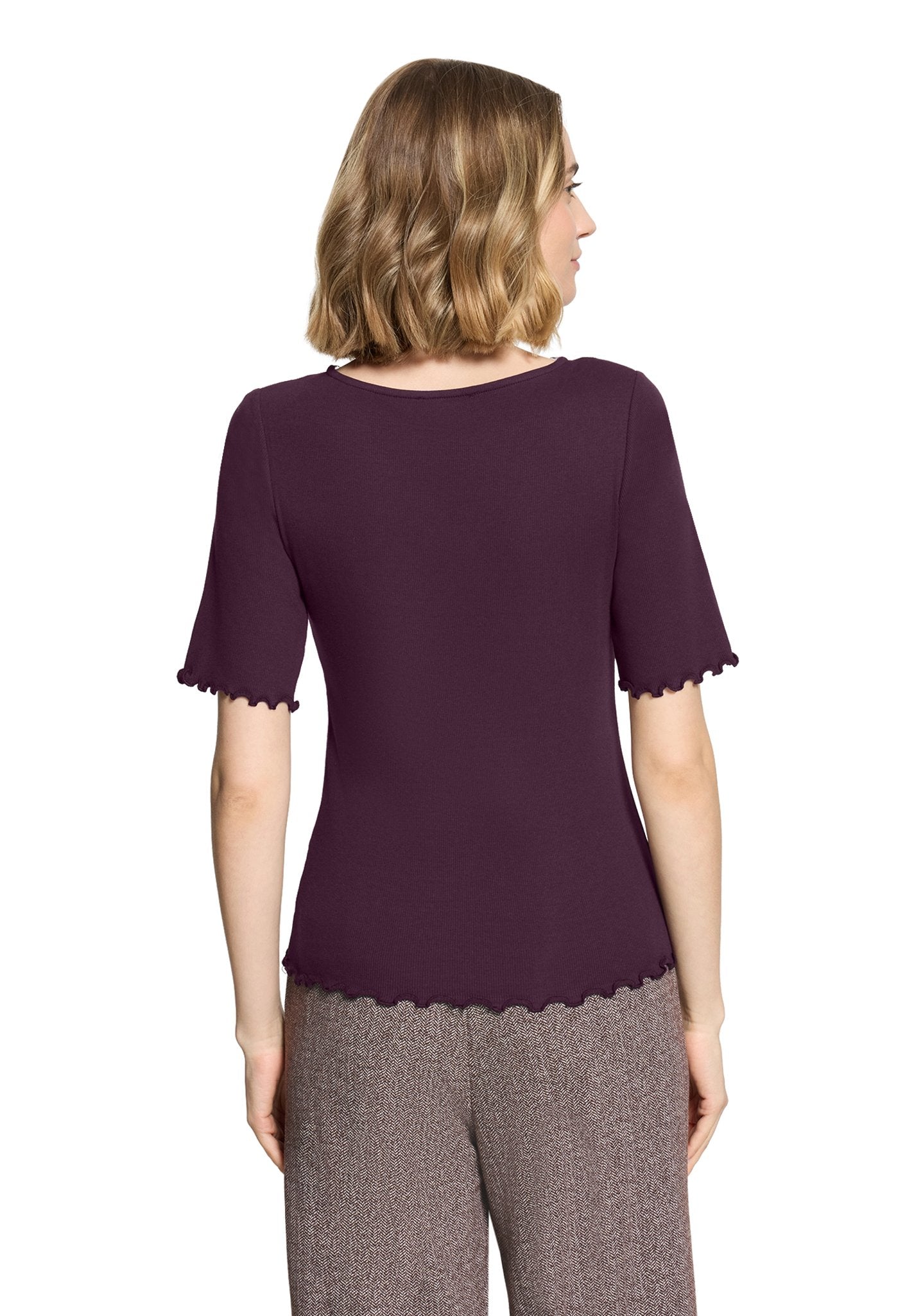 Cartoon Damen T-Shirts Dark Dahlia