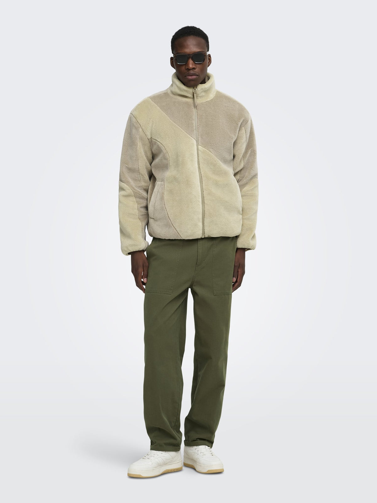 Only & Sons Herren Jacken Chinchilla/Pale