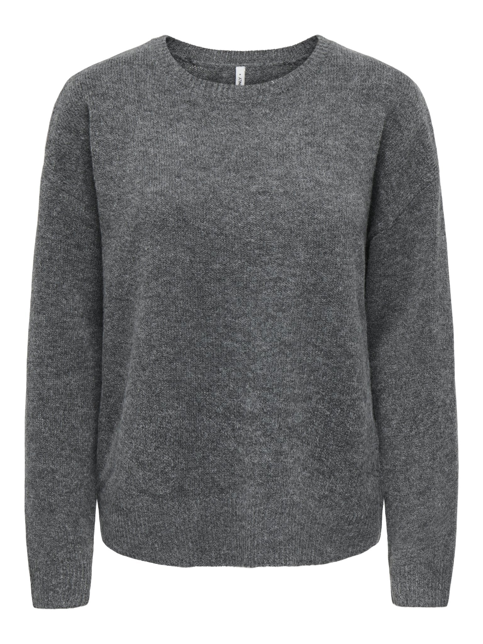 only Damen Pullover Dark Grey Melan