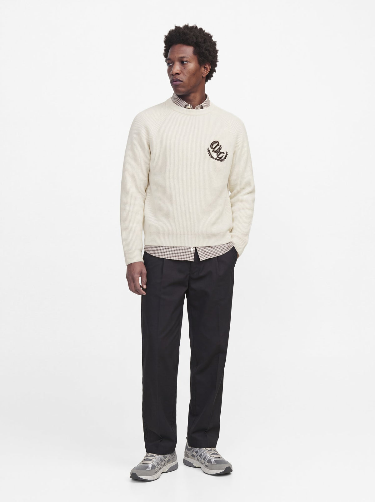 Jack & Jones Herren Pullover Sea Salt