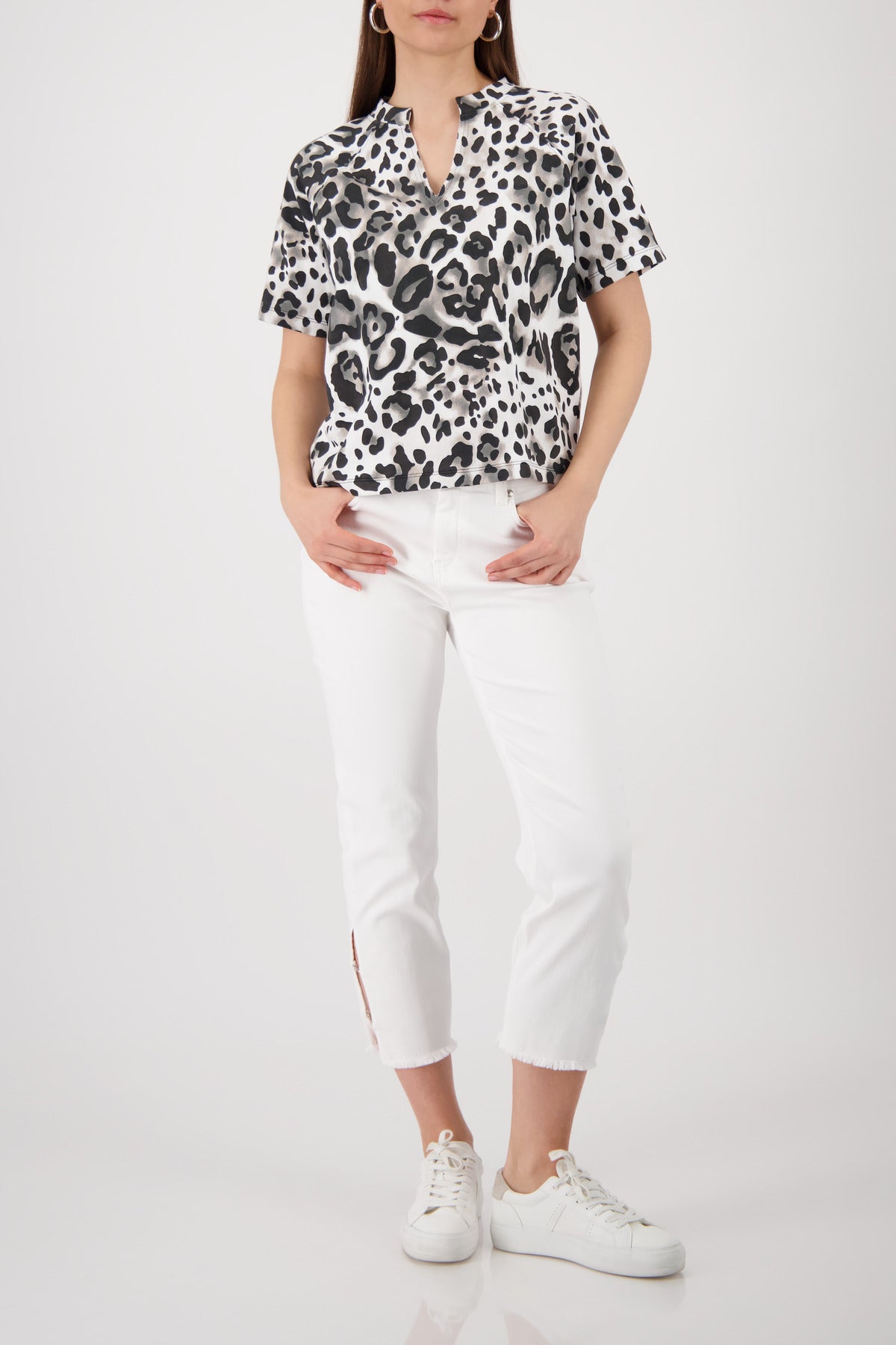 Monari Damen T-Shirts  Coffee Gemu