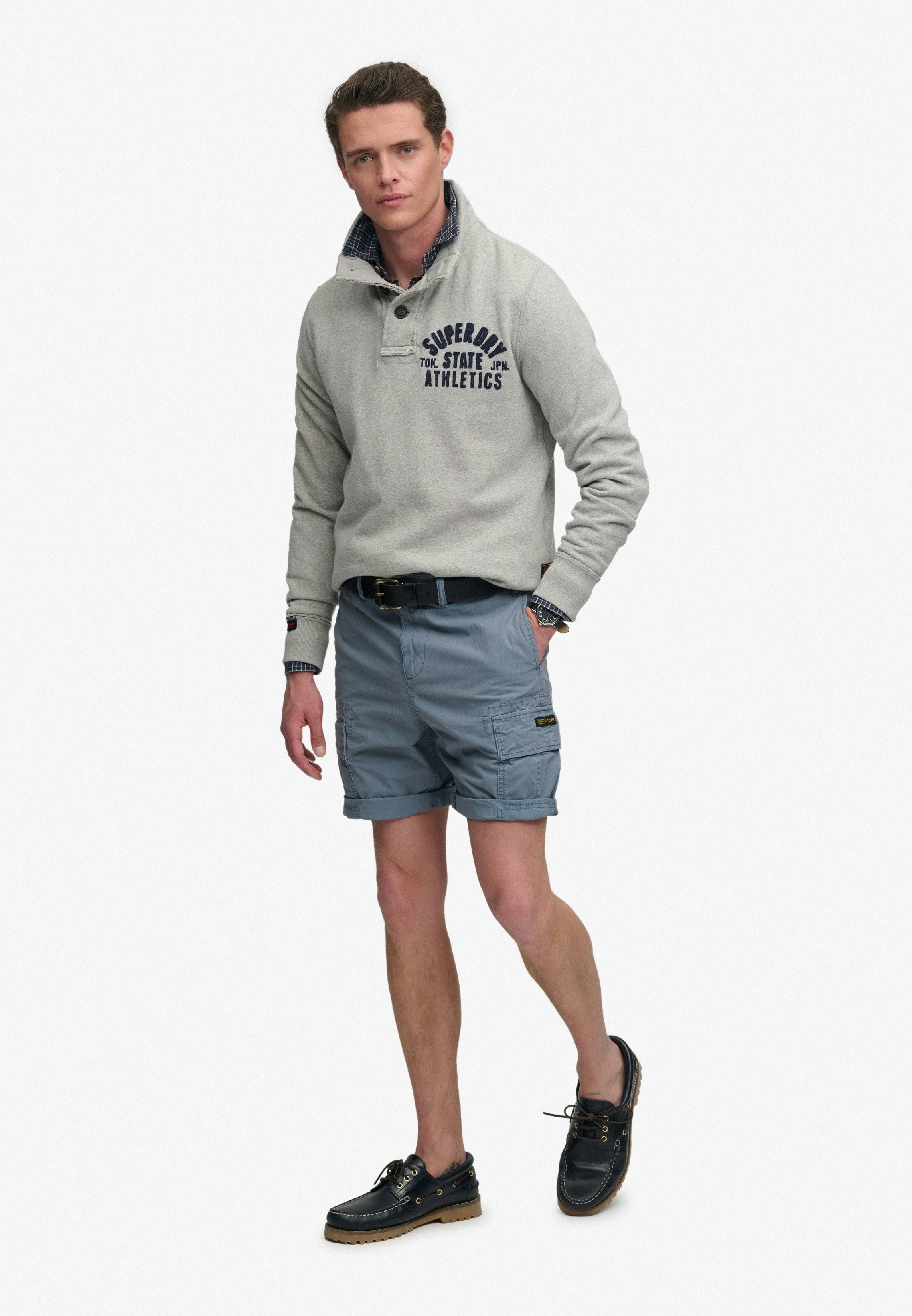 Superdry Men Herren Shorts Jo Flint Stone