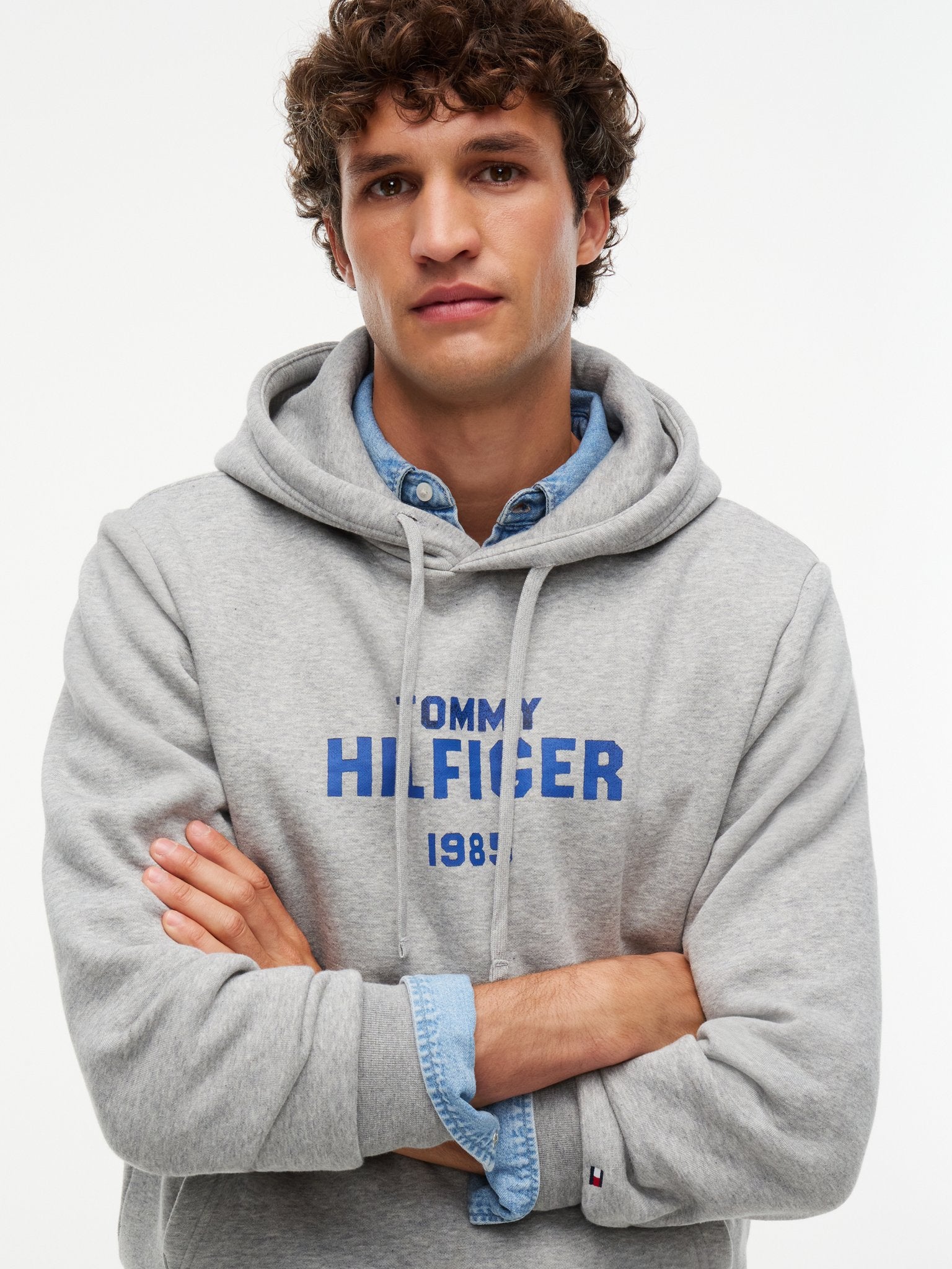 Tommy Hilfiger Herren Sweatshirts P Grey
