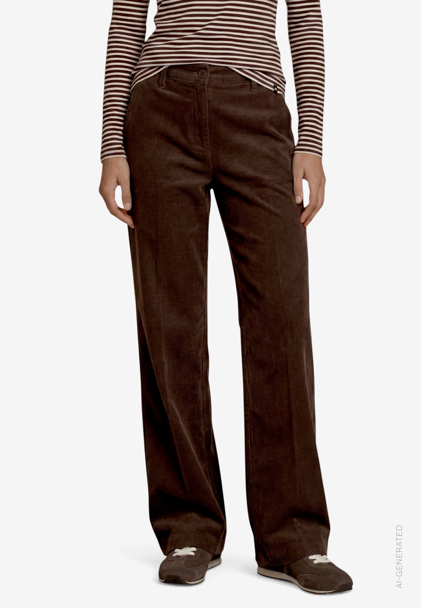 Zero Damen Hosen Black Coffee