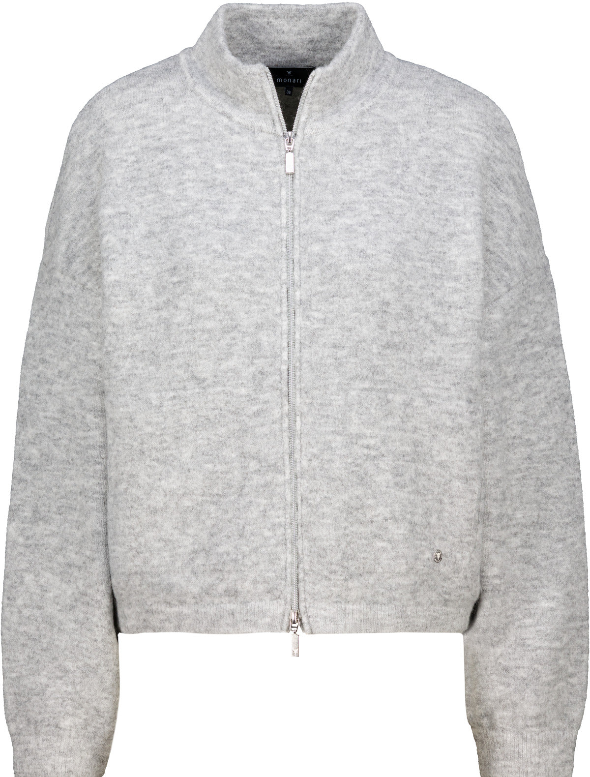 Monari Damen Strickjacken  Light Grey