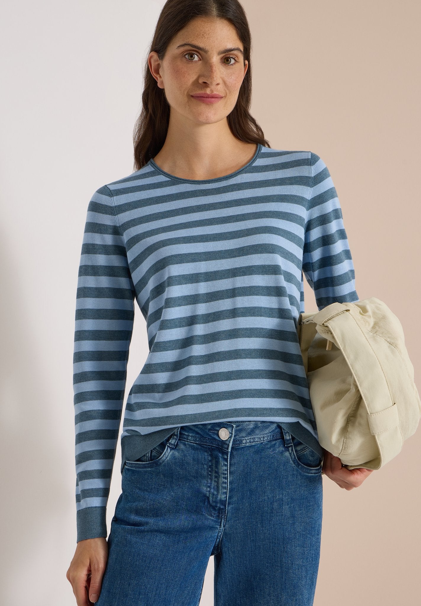 Cecil Damen Pullover  Easy Blue