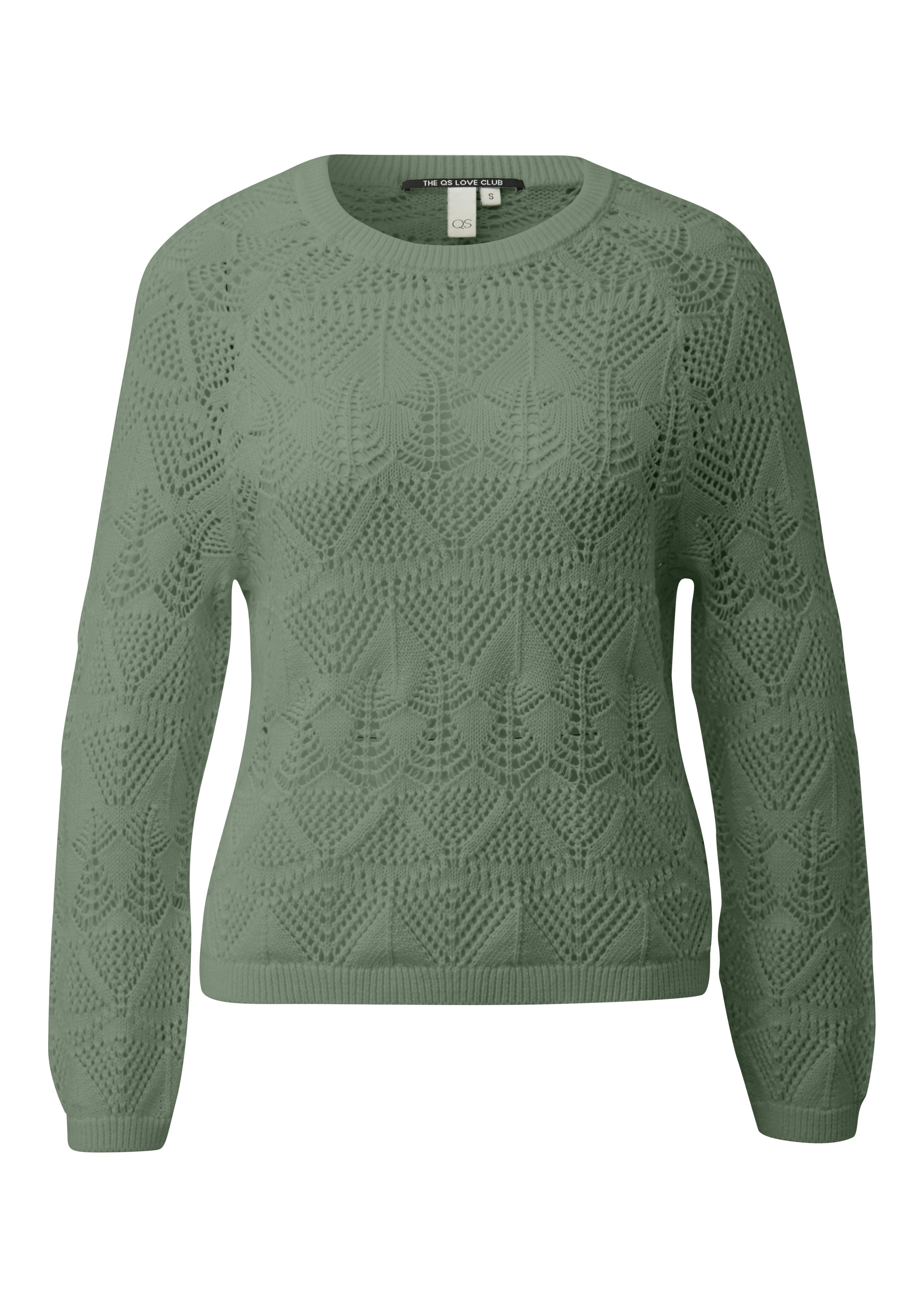 QS by S.Oliver Damen Pullover Green