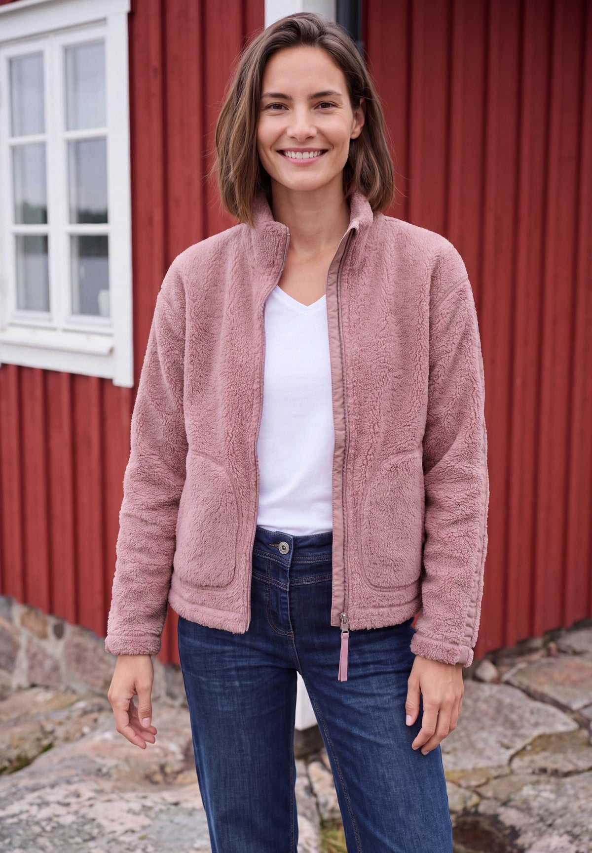 Cecil Damen Strickjacken Velvet Ro