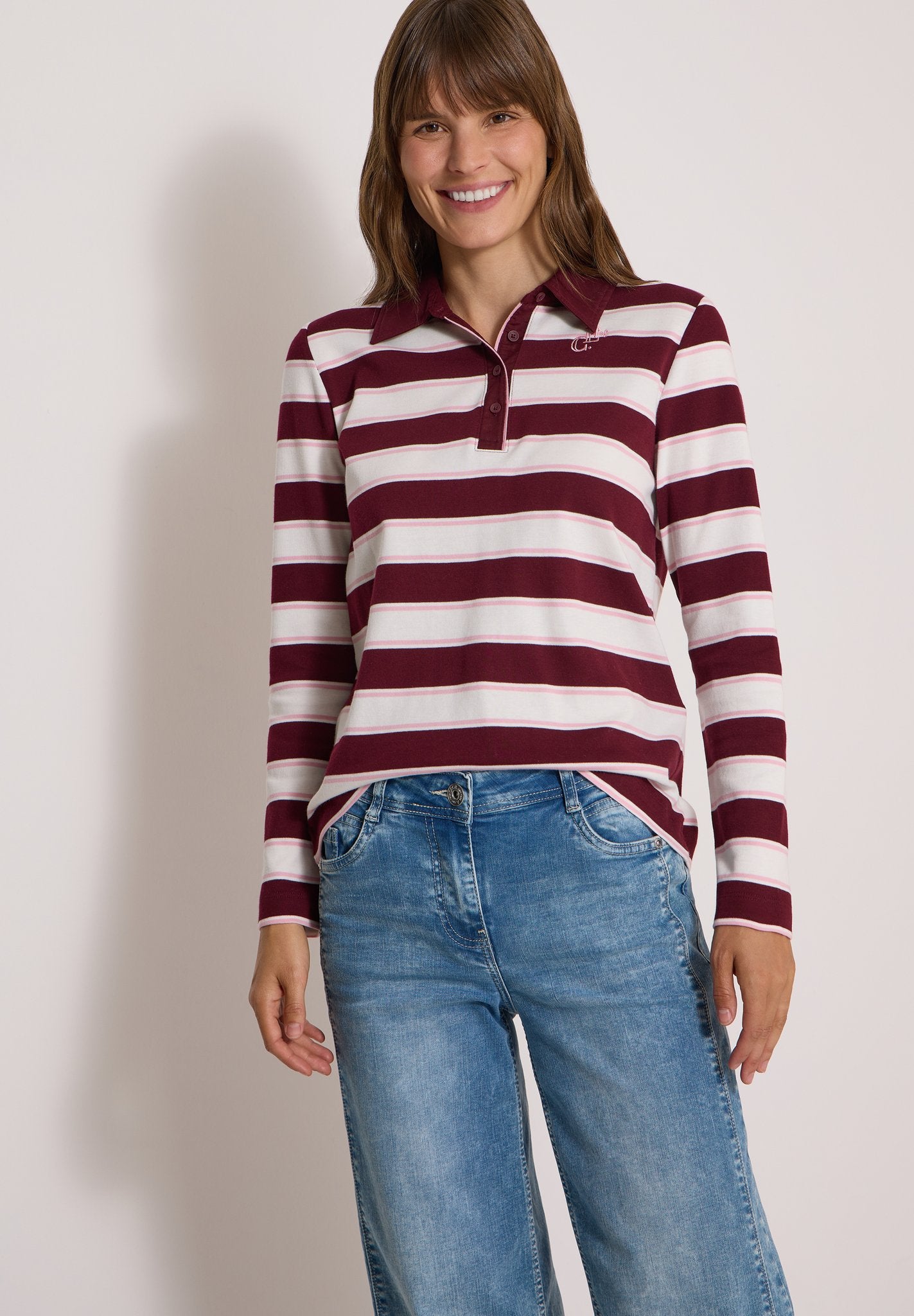 Cecil Damen T-Shirts  Red Wine