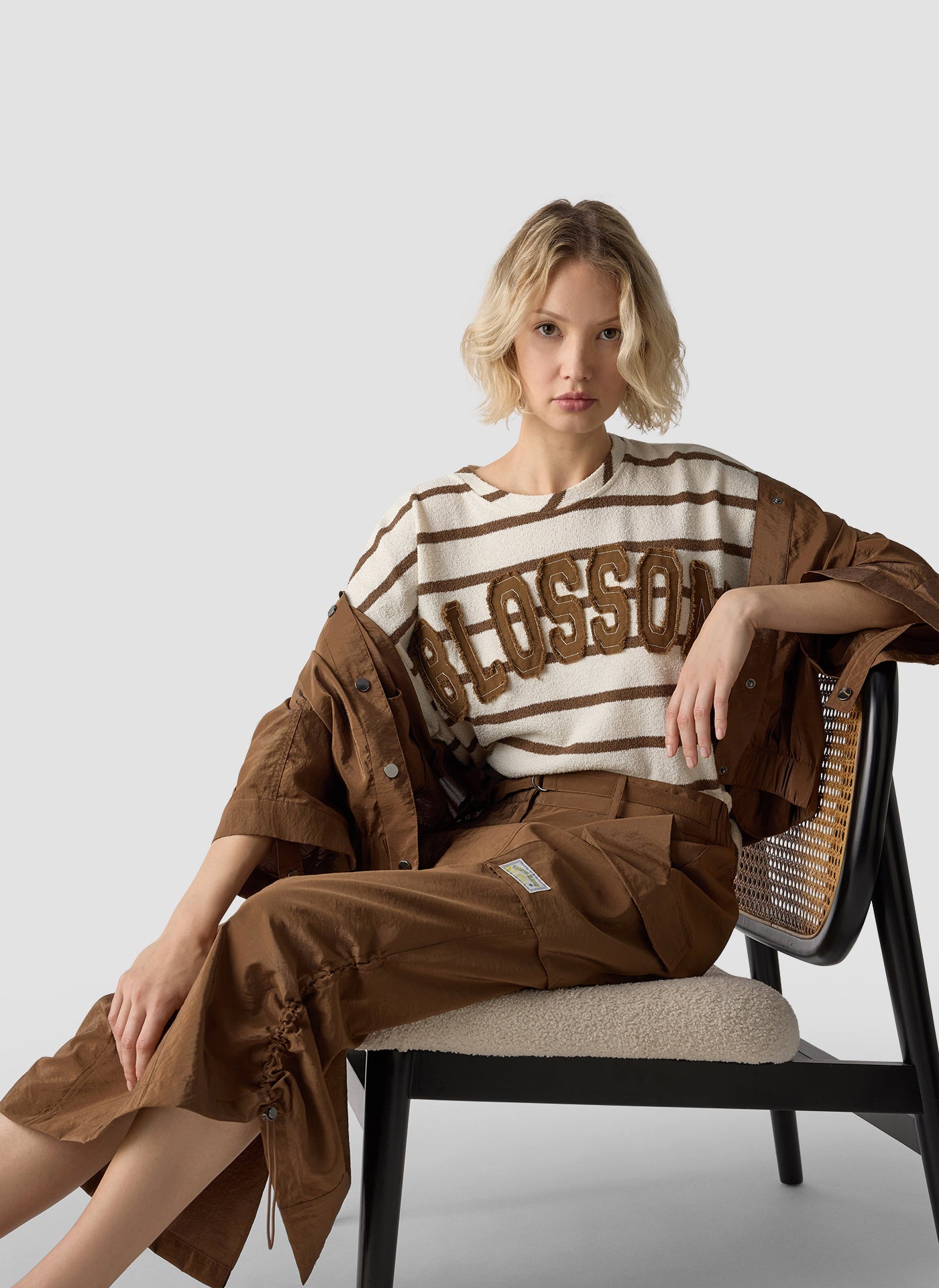 Le Comte Damen T-Shirts Nougat