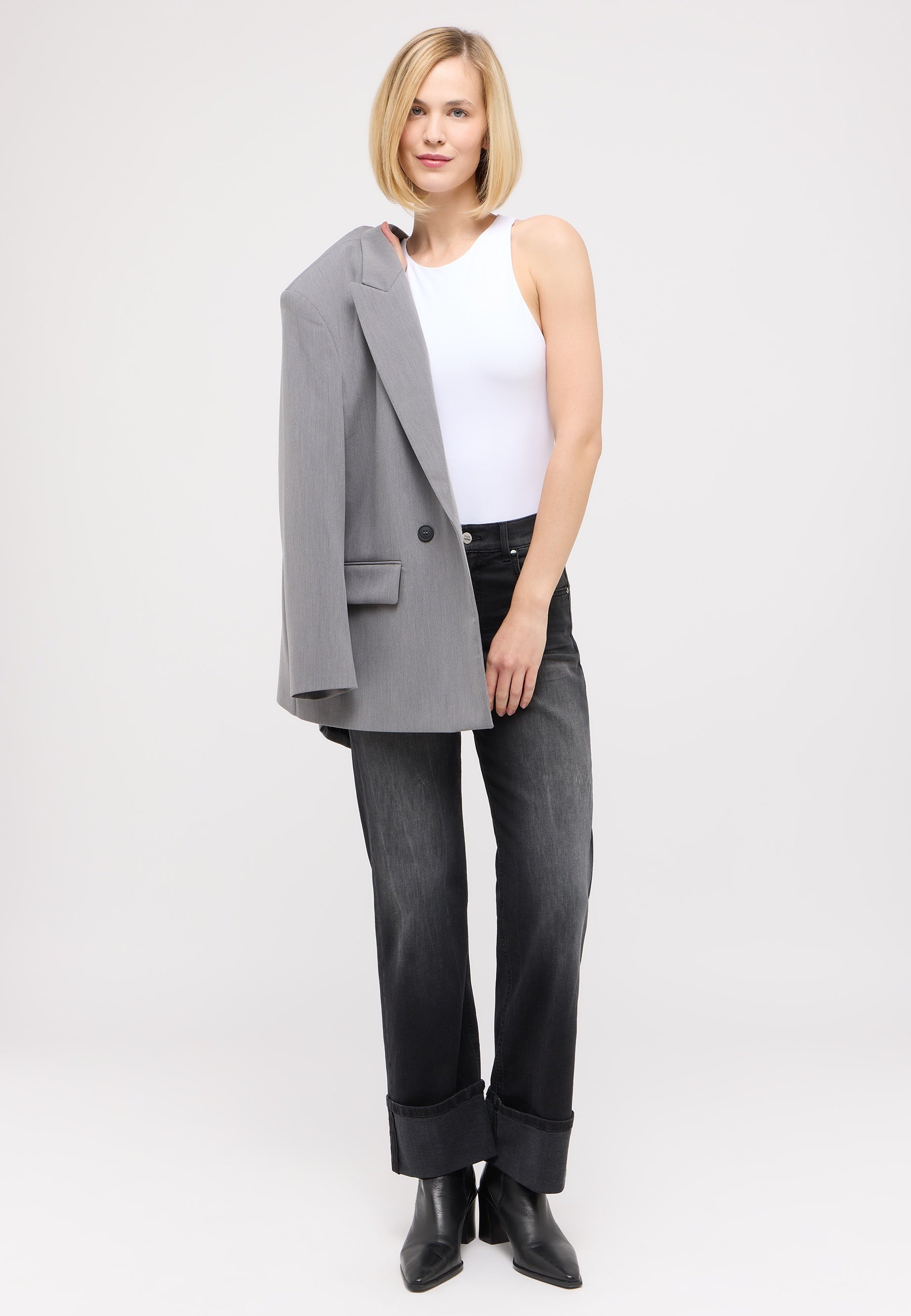 Angels Damen Jeans  Anthracite
