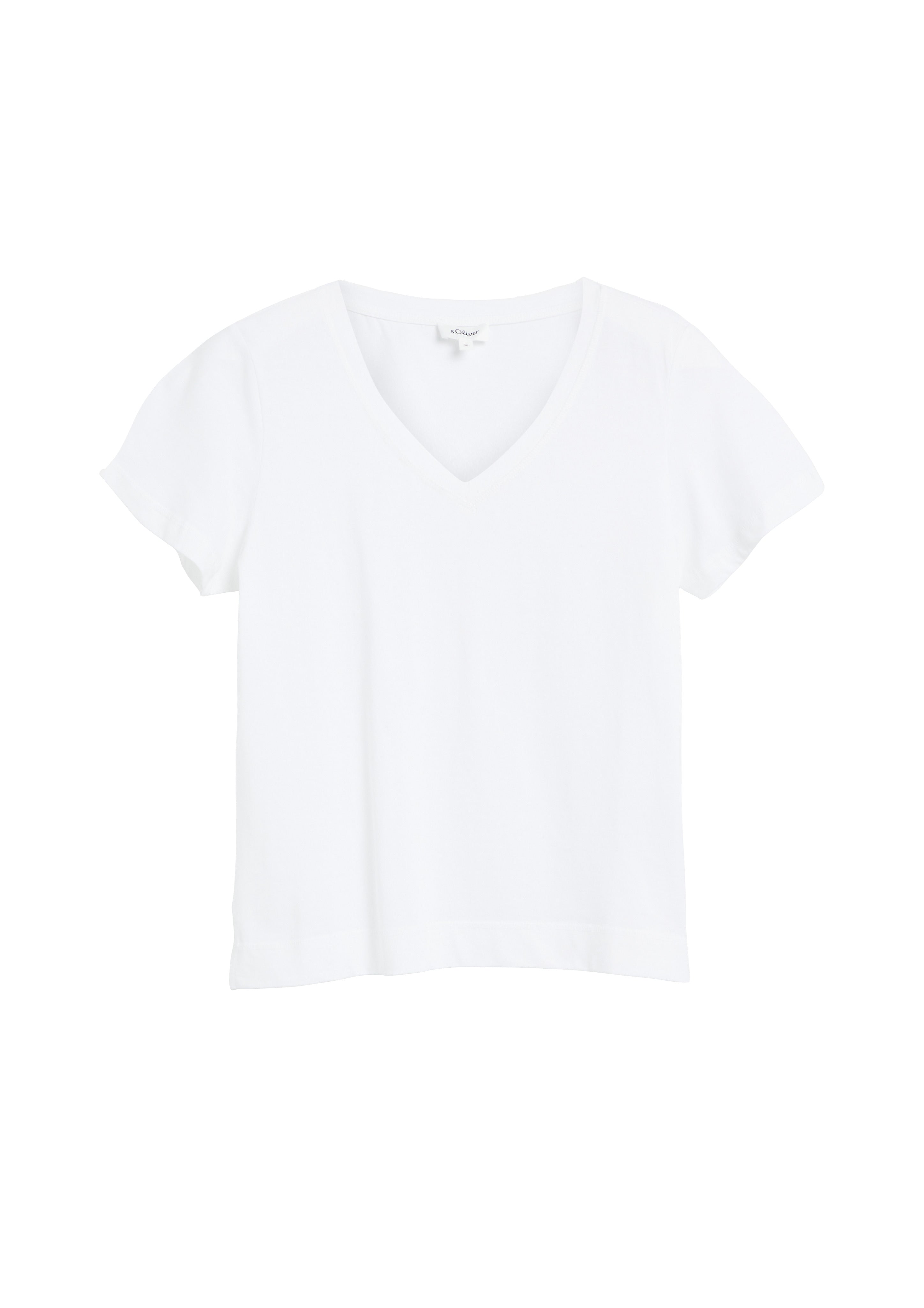 S. Oliver red Damen T-Shirts White