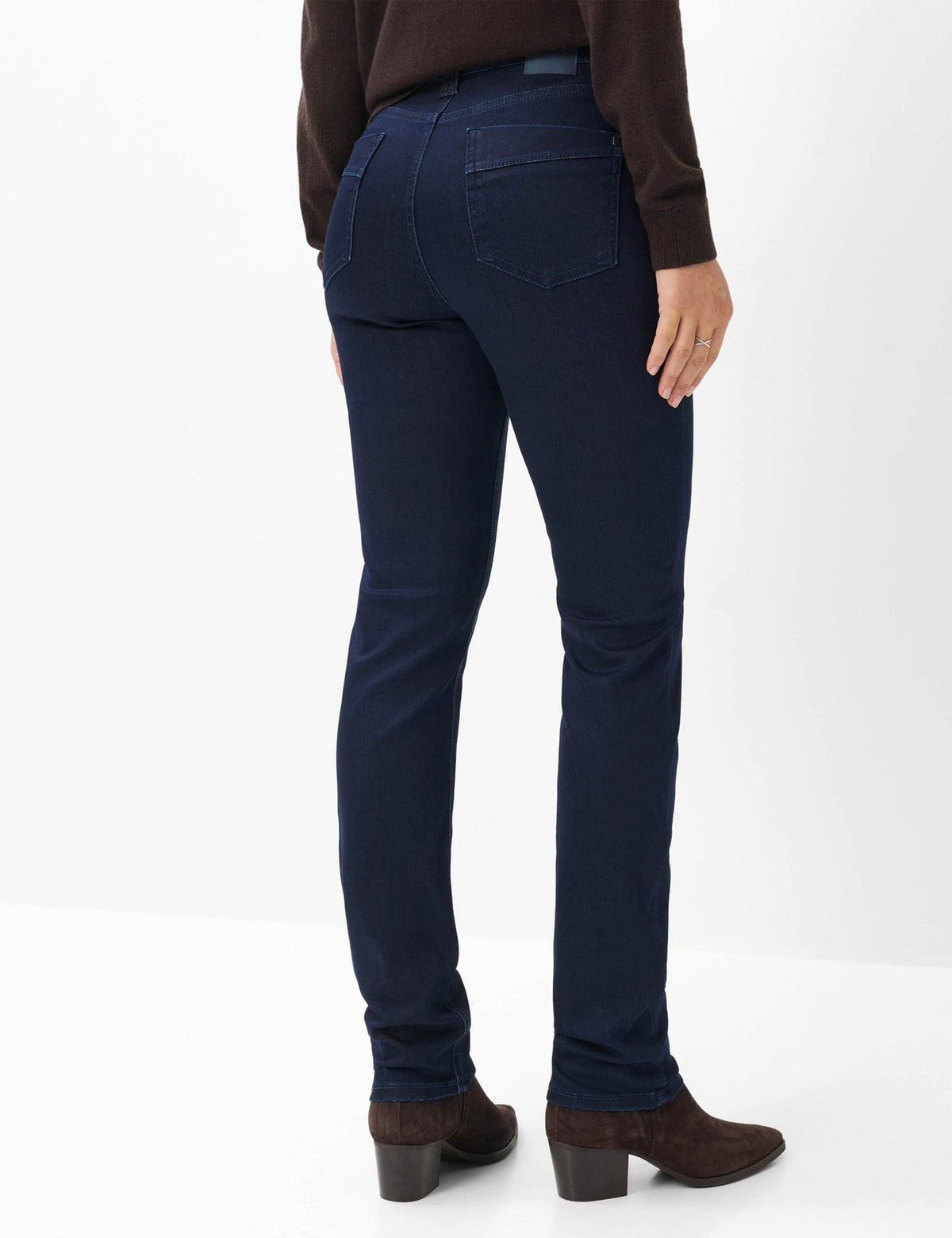 Brax Damen Jeans Clean Dark Blue