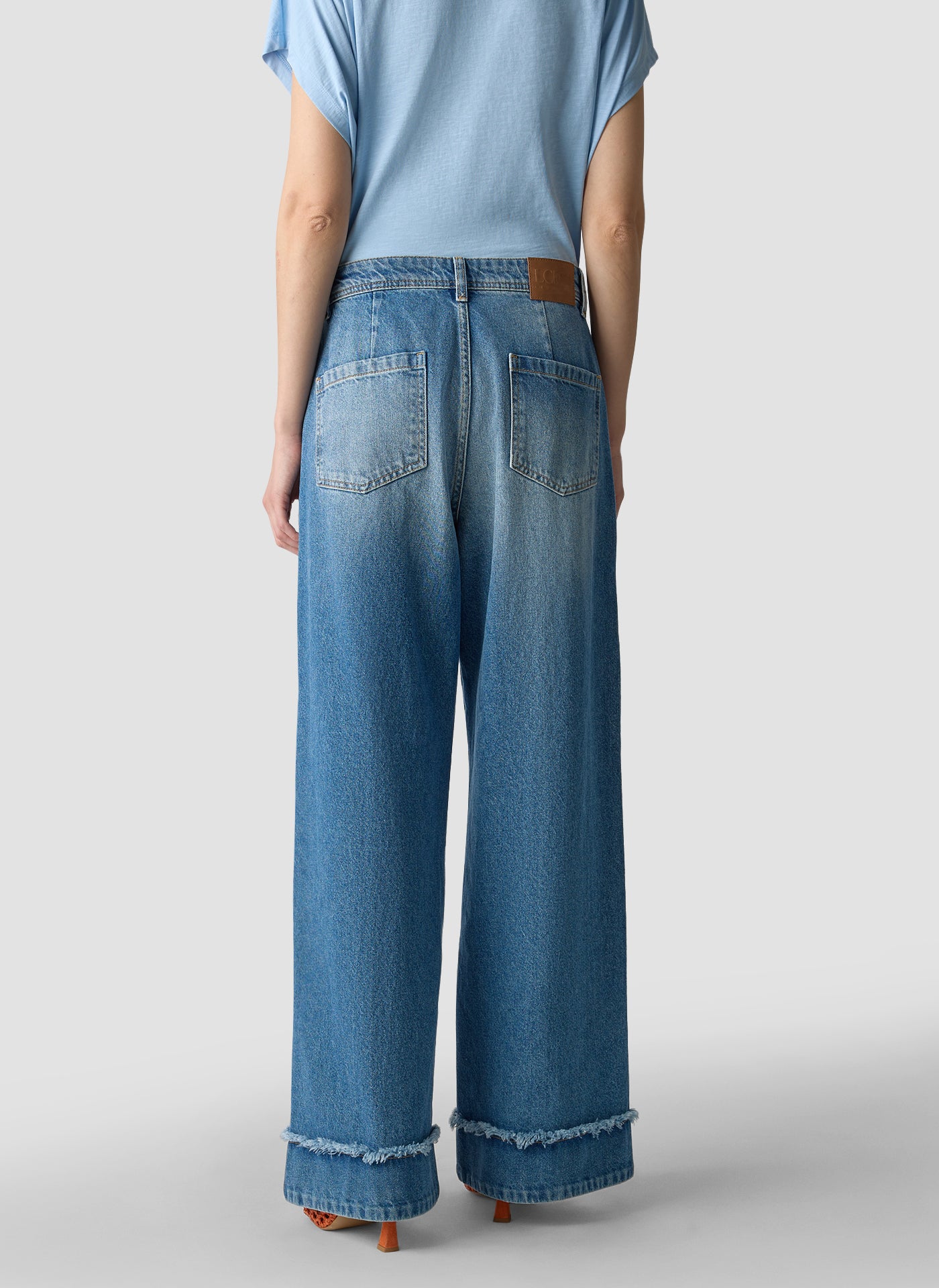 Le Comte Damen Hosen Hell Jeans