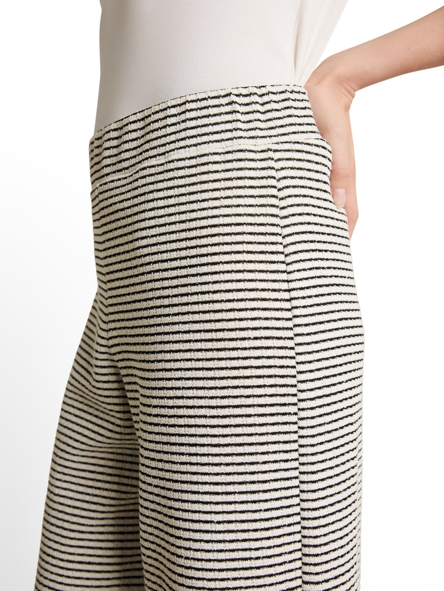 Tom Tailor denim Damen Hosen White Black Kni