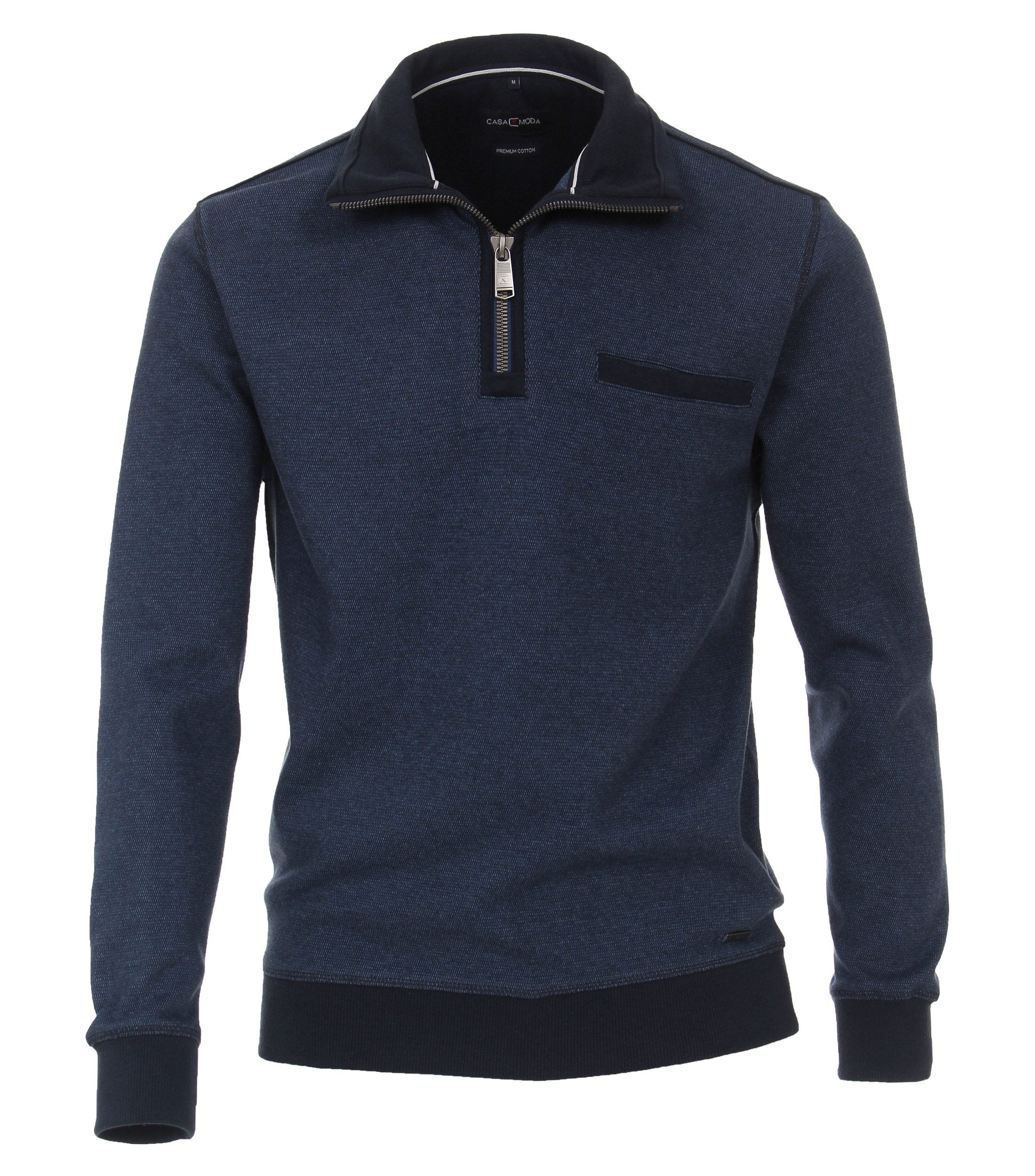 Casa Moda Herren Sweatshirts  Blau