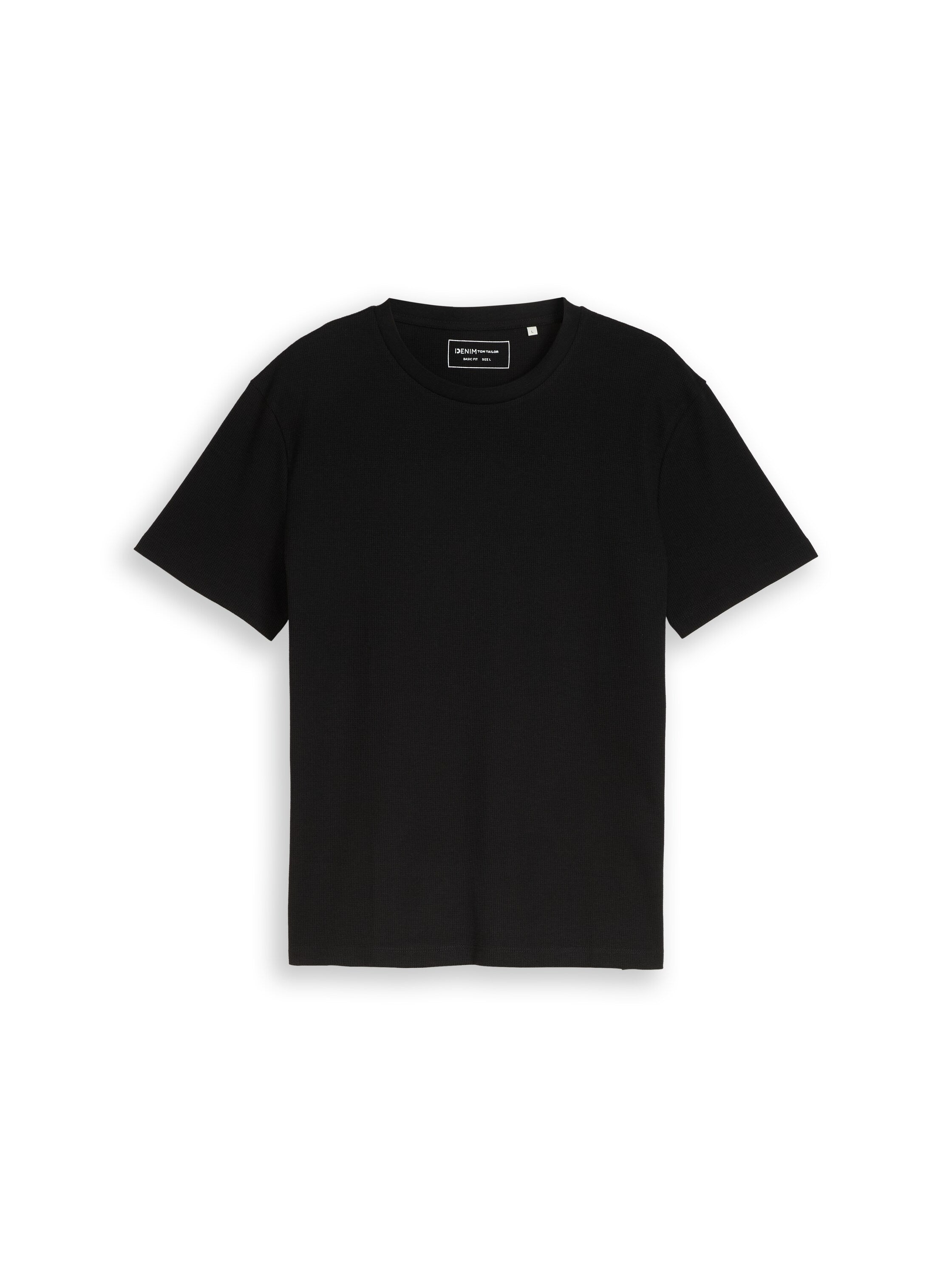 Tom Tailor denim Herren T-Shirts kurz Black
