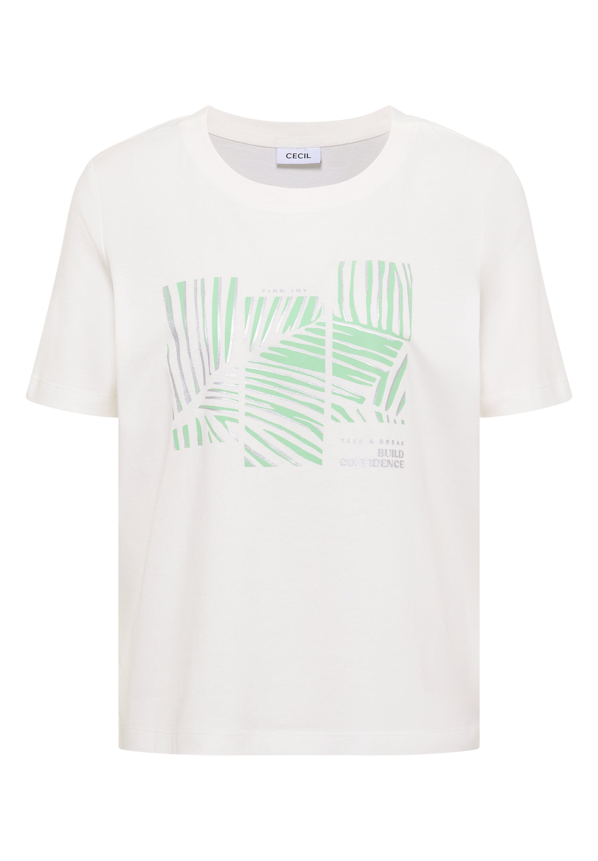 Cecil Damen T-Shirts  Vanilla W