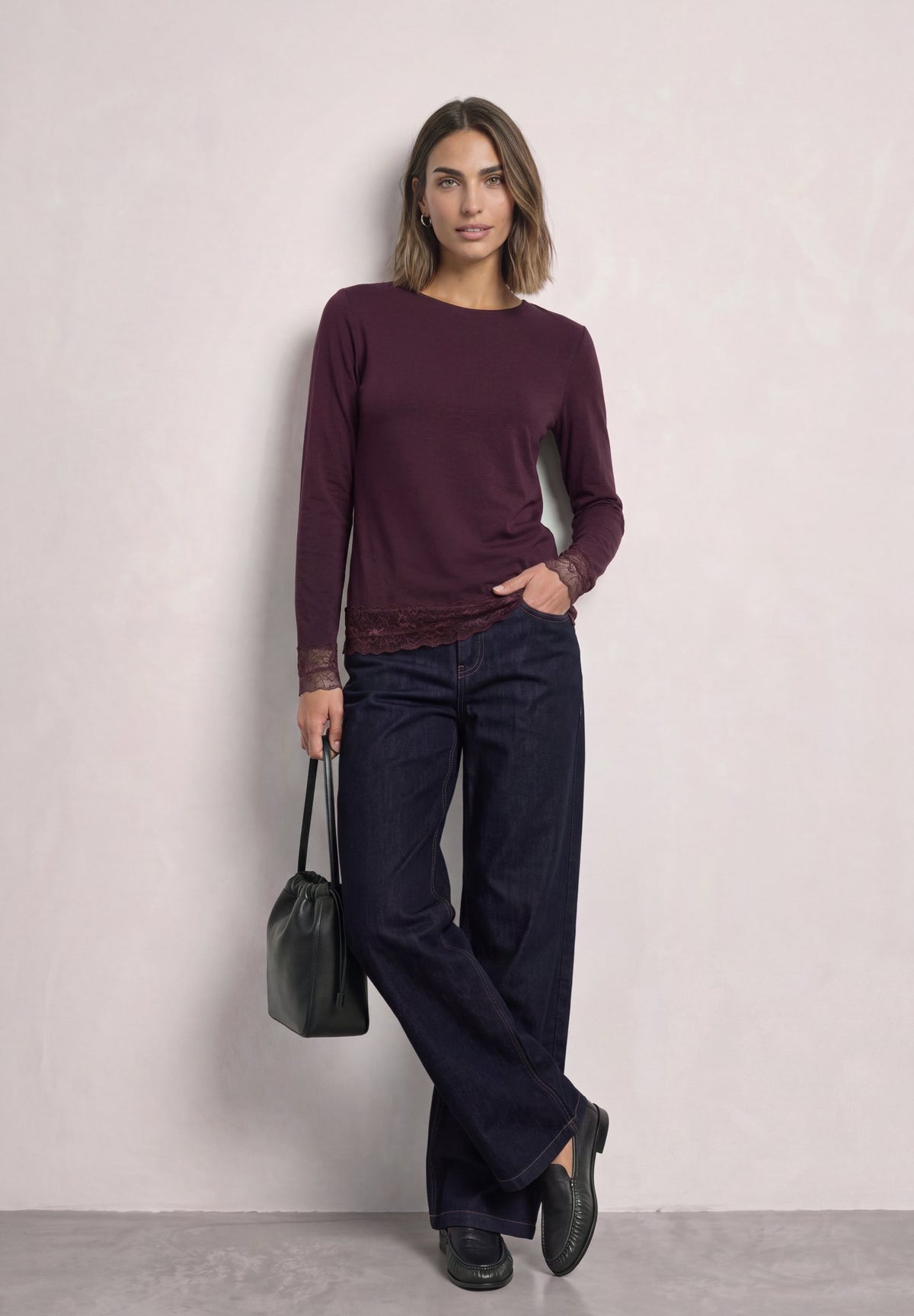 Street One Damen T-Shirts  Berry Plu