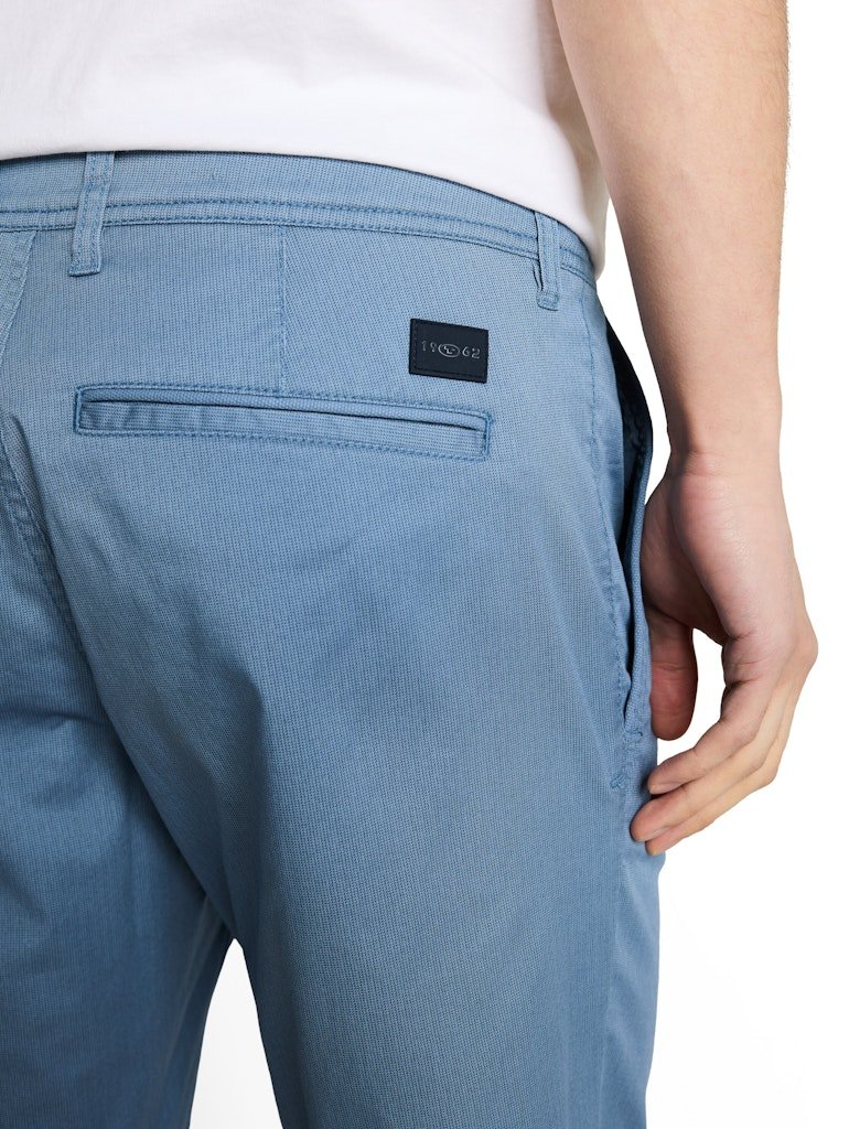 Tom Tailor Herren Hosen Blue Mini Geome