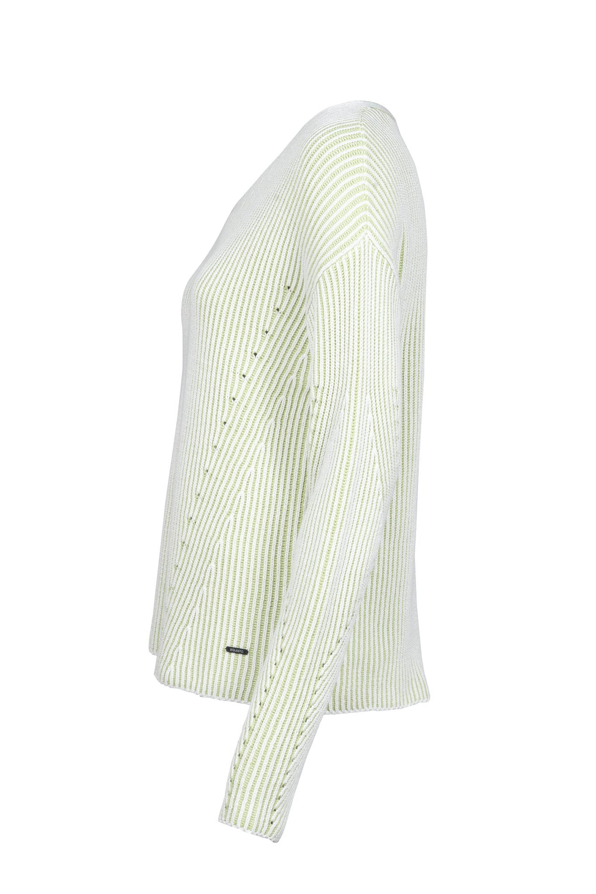 Soquesto Damen Pullover Hellgrün