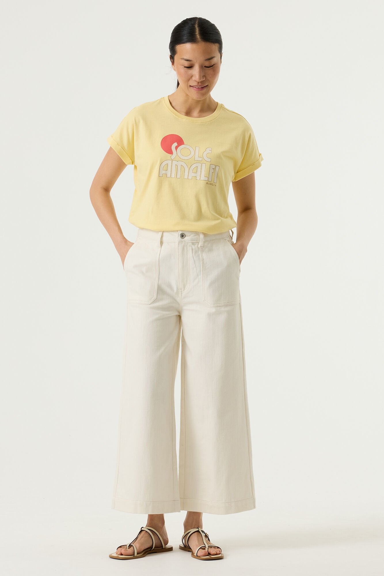 Garcia Damen T-Shirts Lush Lemon