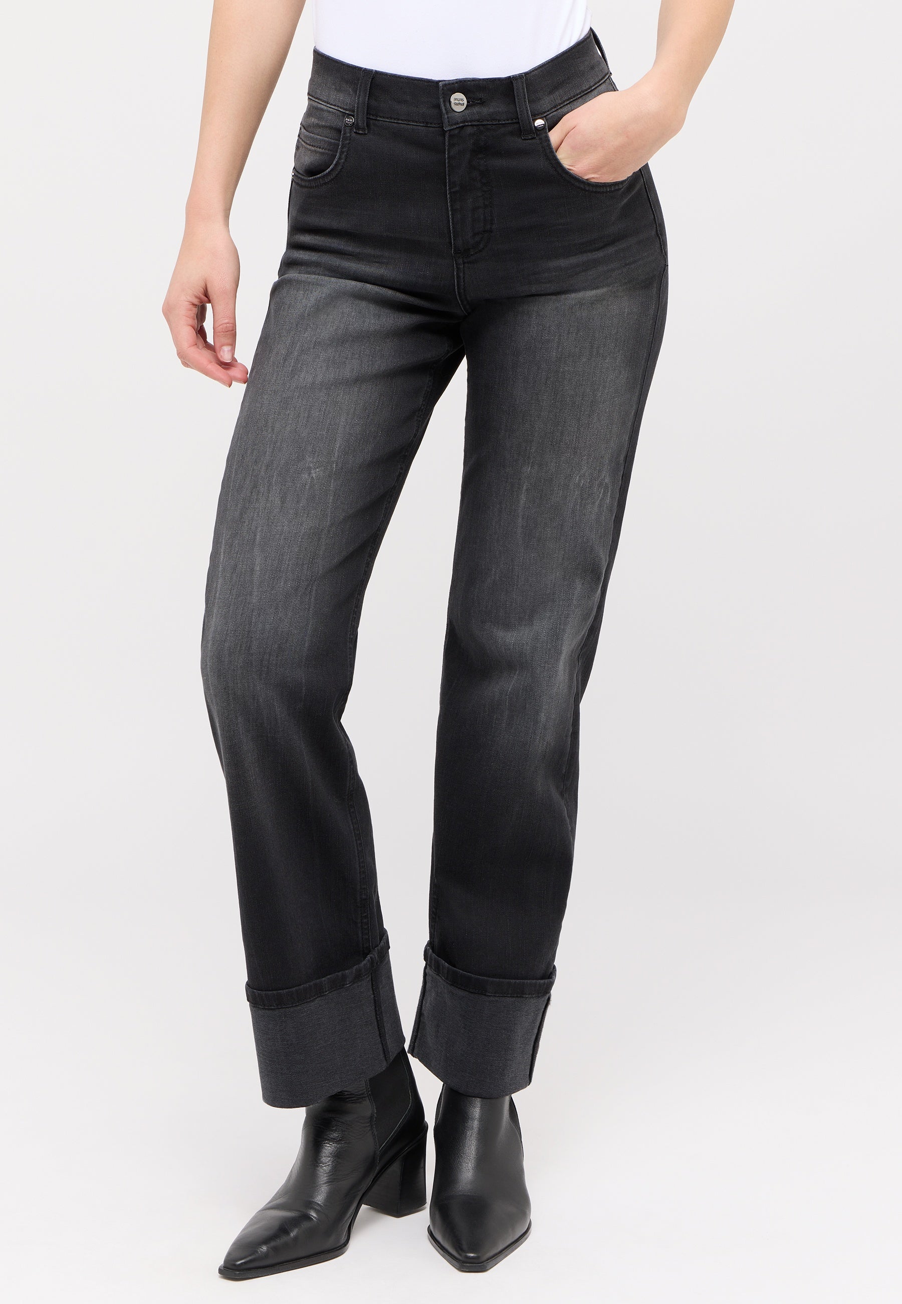 Angels Damen Jeans  Anthracite