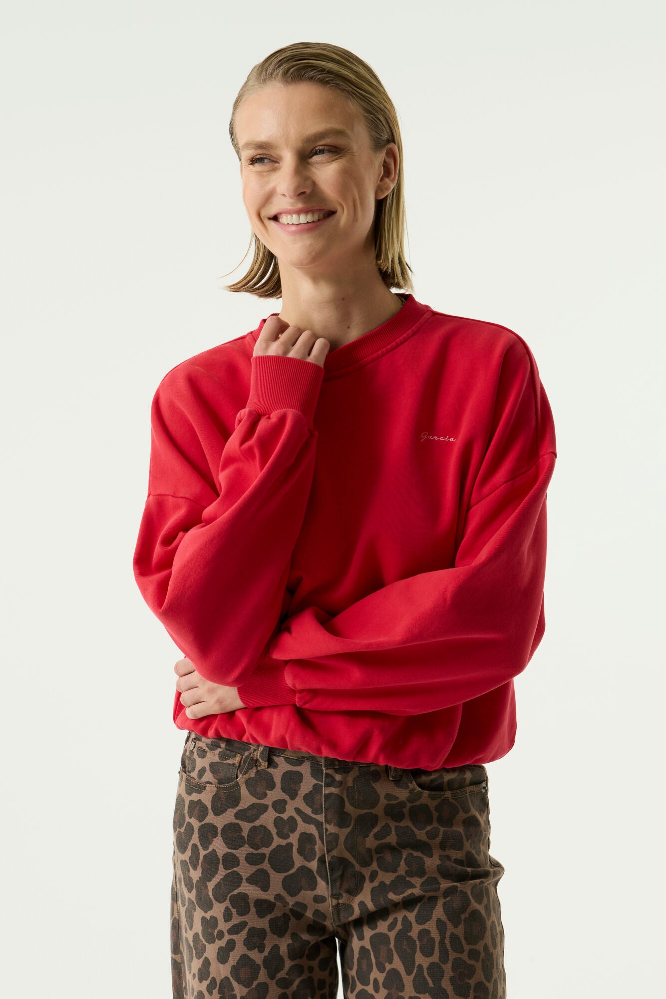 Garcia Damen Sweatshirts Red Petal