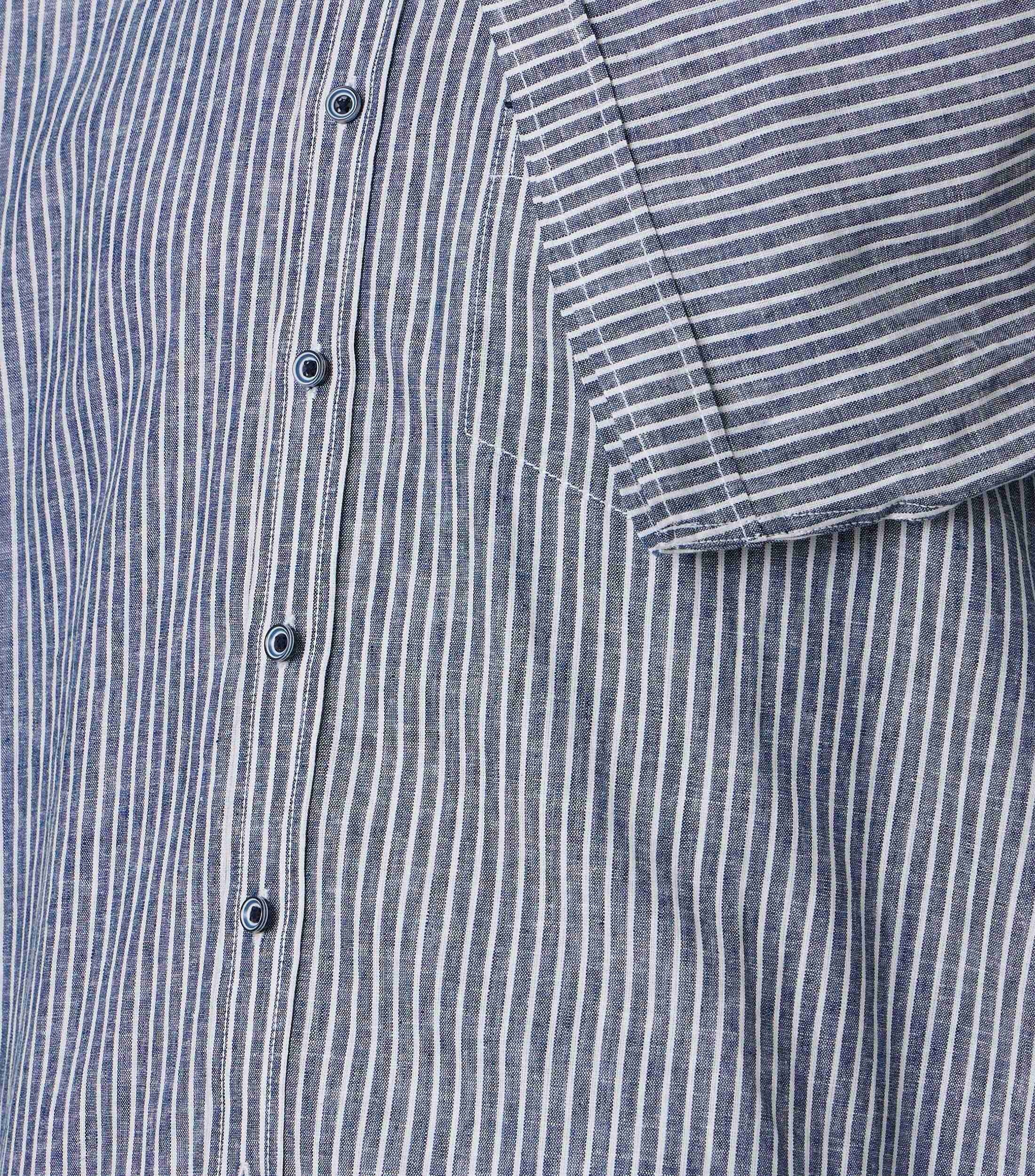Casa Moda Herren Hemden kurz  Blau