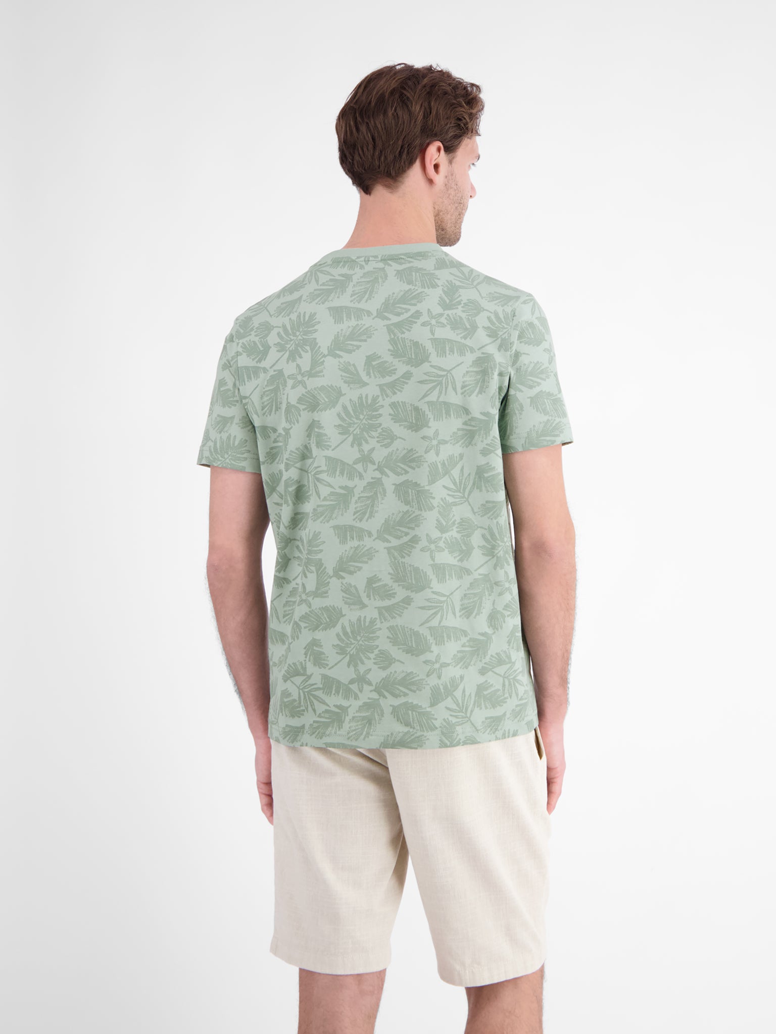 Lerros Herren T-Shirts kurz Bay Green